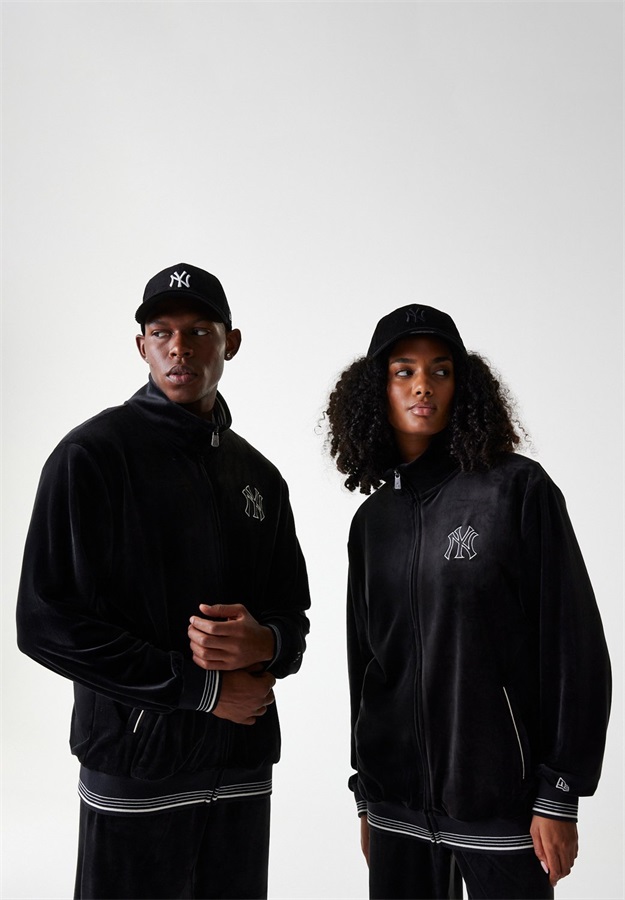 New Era MLB VELOUR TRACK JACKET UNISEX - Trainingsjacke - black/schwarz
