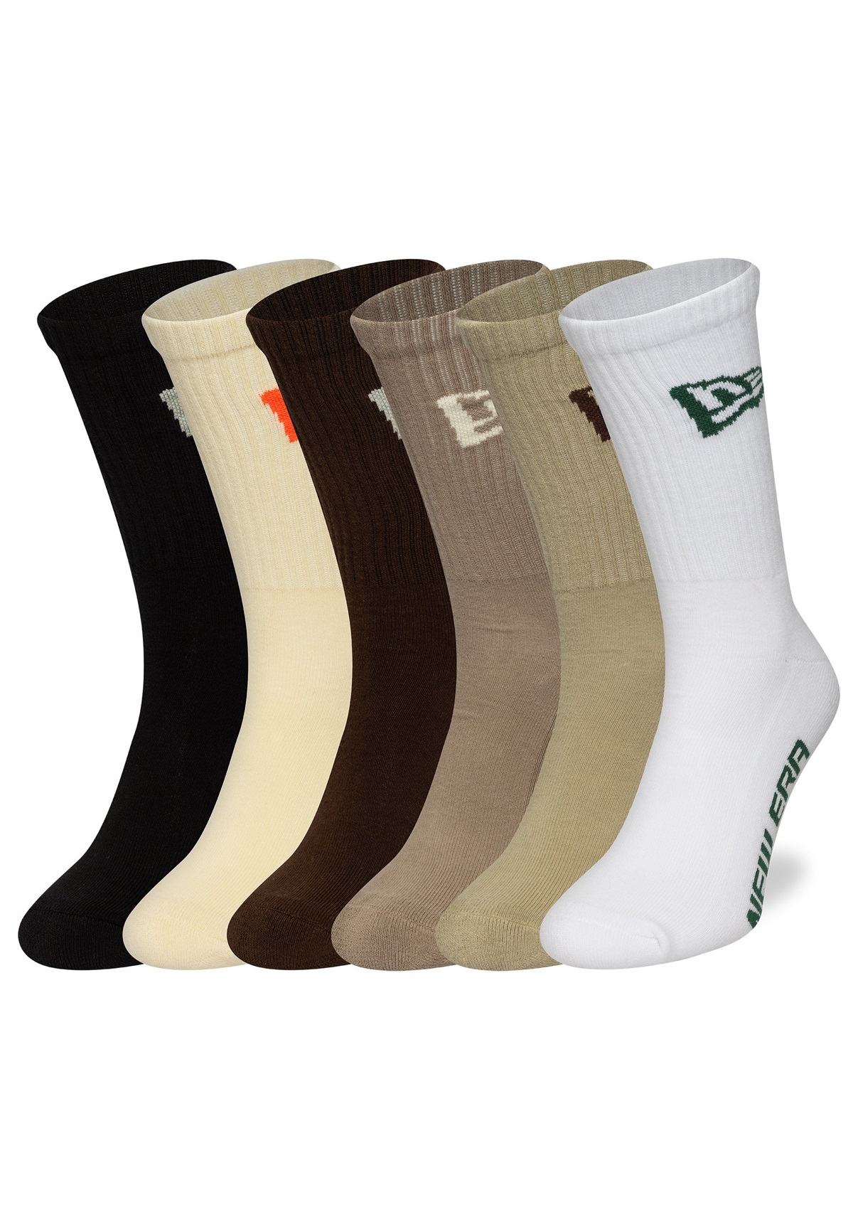 New Era FLAG CREW UNISEX 6 PACK - Socken - new era ltcdauabr/mehrfarbig