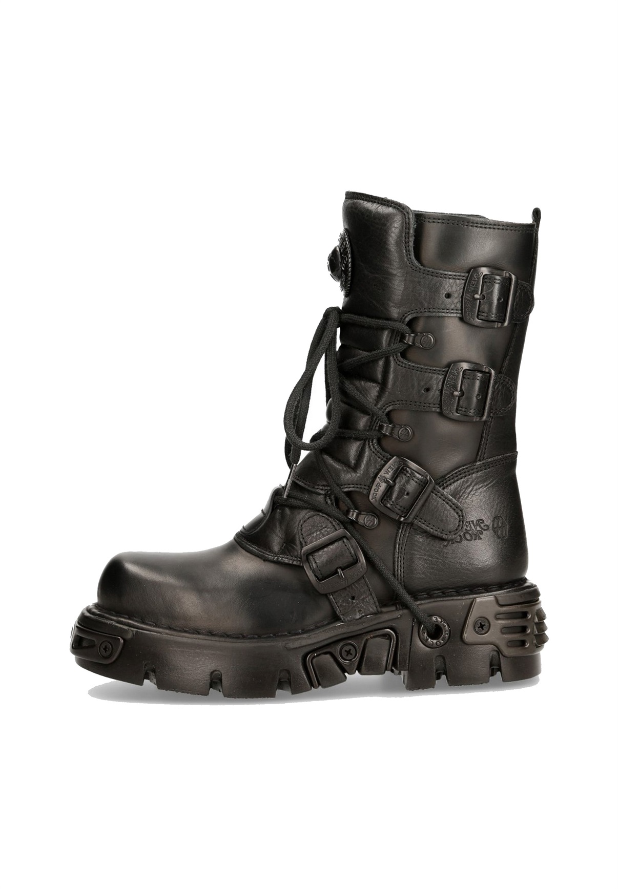 New Rock Plateaustiefel - schwarz