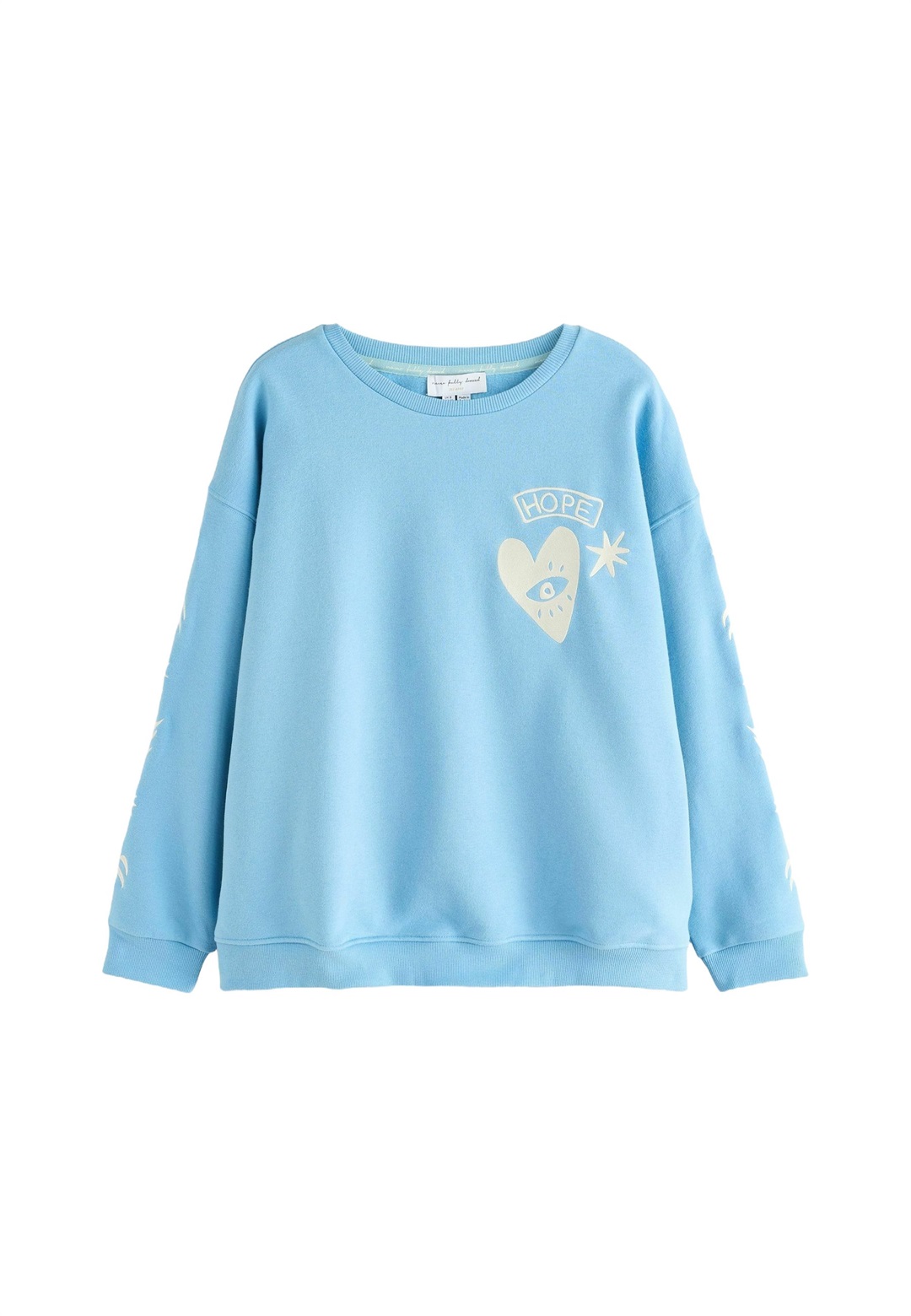 Never Fully Dressed REGULAR FIT - EMBROIDERED - Sweatshirt - blue/blau