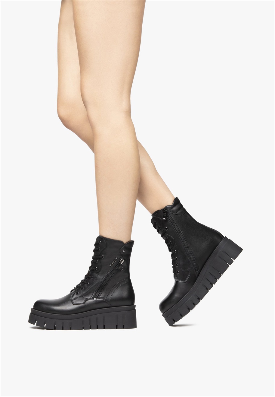 NeroGiardini Schnürstiefelette - nero/schwarz