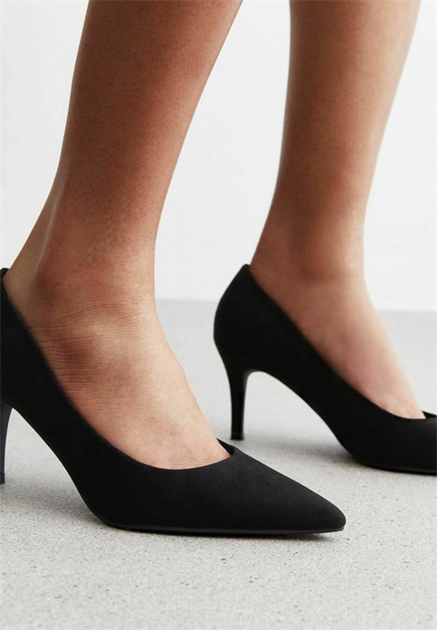 New Look POINTED STILETTO HEEL COURT - Pumps - black/schwarz