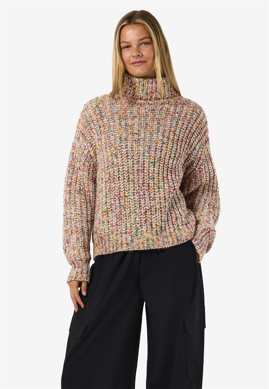 Noisy May Strickpullover - eggnog/offwhite