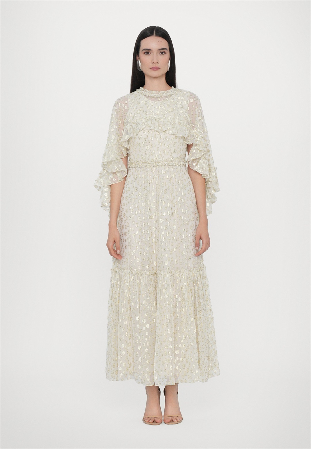 Needle & Thread HARPER CAPE ANKLE GOWN - Ballkleid - cream/offwhite