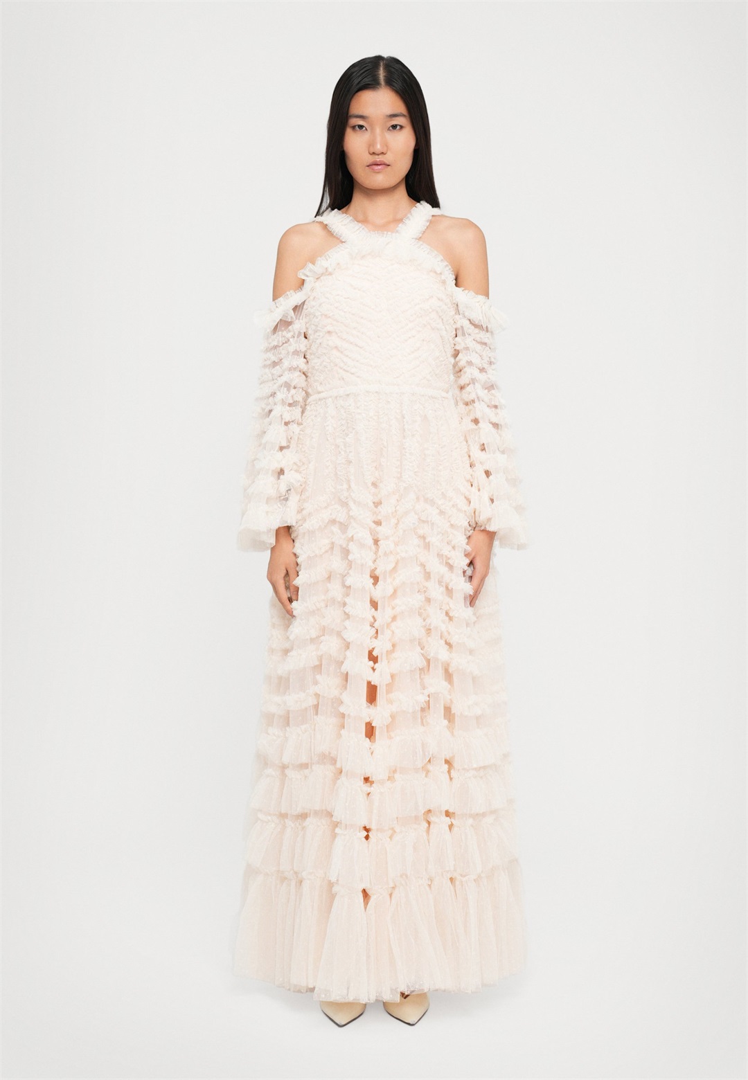 Needle & Thread LA VIE EN ROSE OFF SHOULDER GOWN - Cocktailkleid/festliches Kleid - opal/cream/rosa