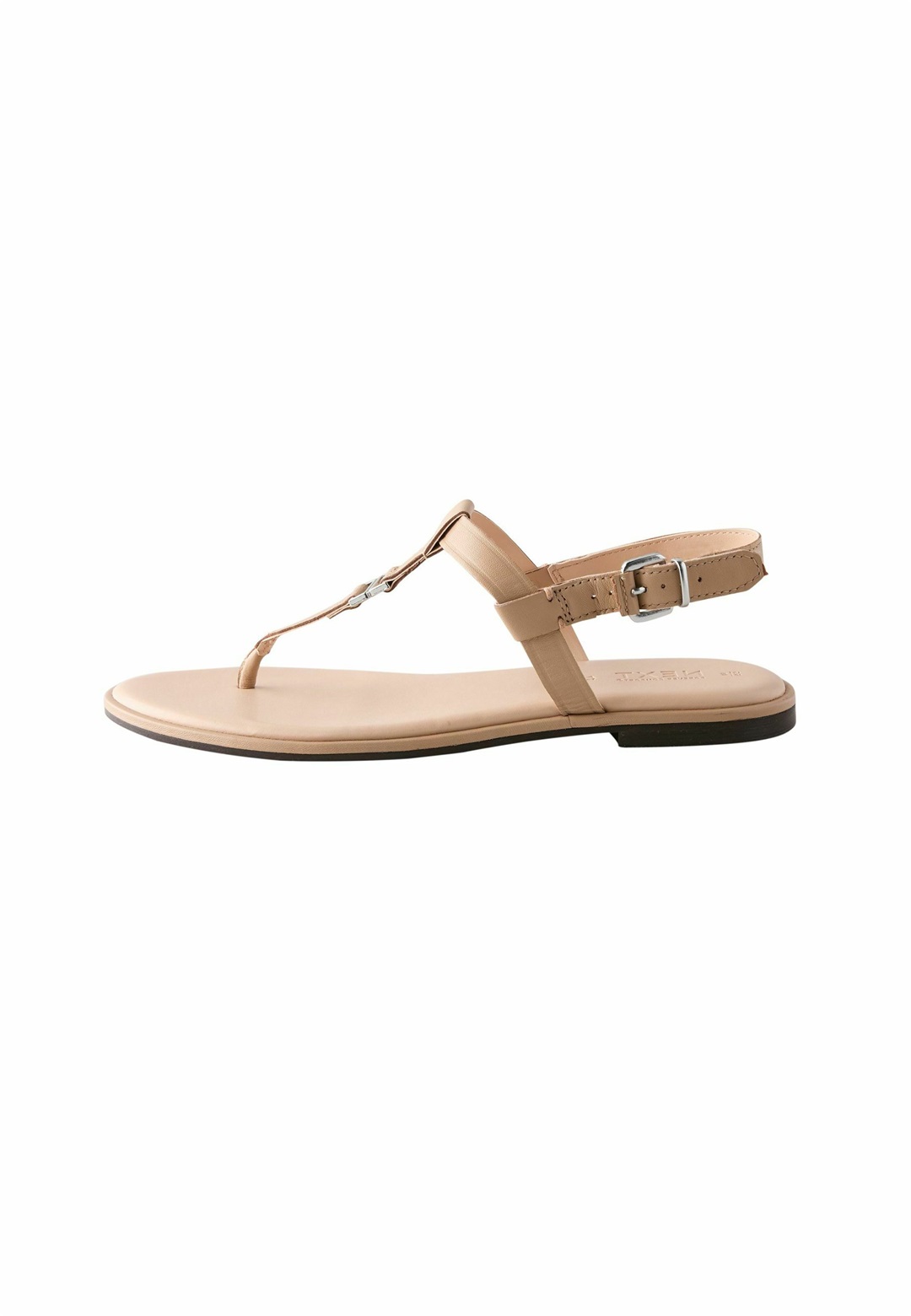 Next Zehentrenner - bone cream leather/beige