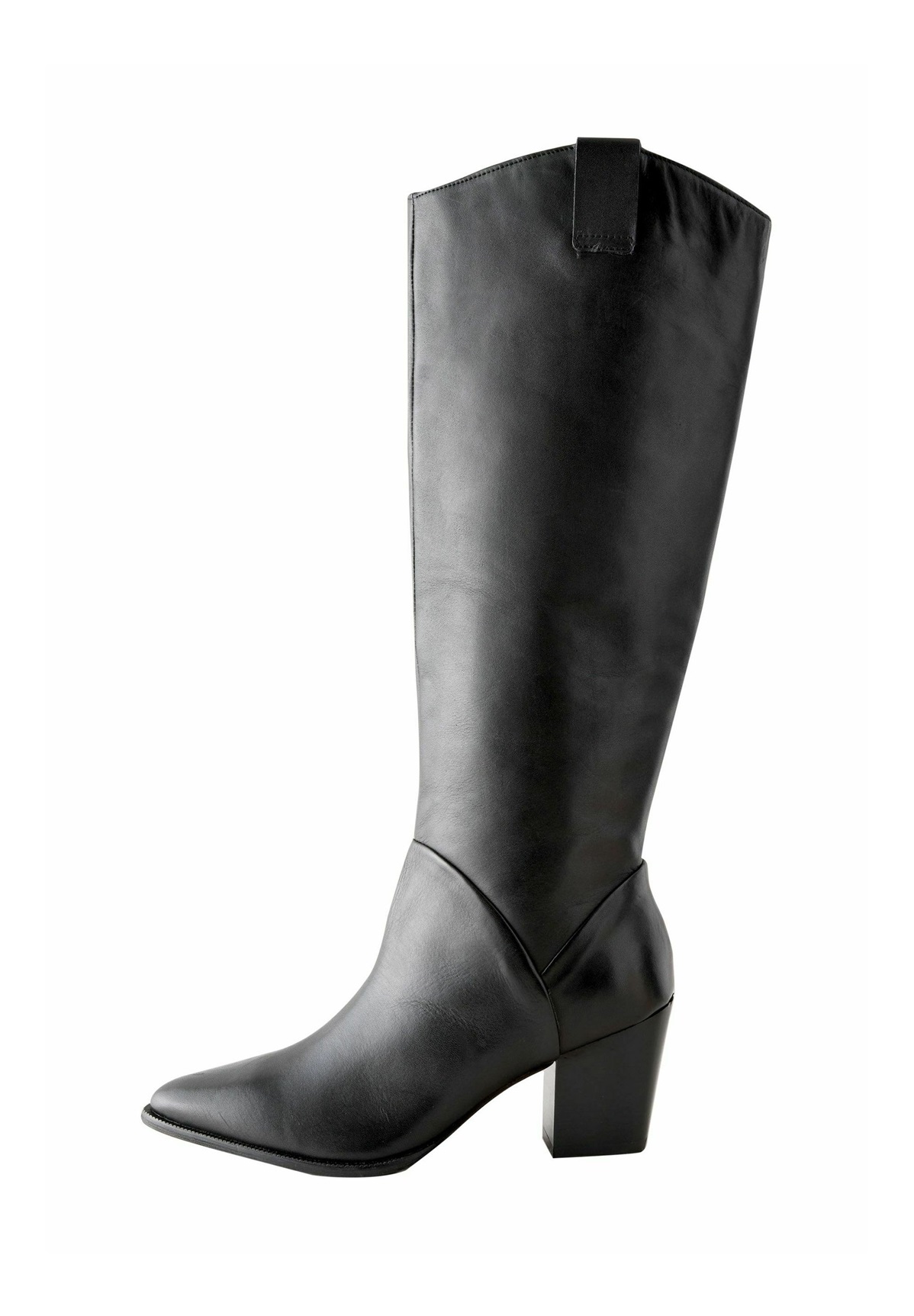 Next REGULAR FIT - FOREVER COMFORT WESTERN BLOCK - Stiefel - black leather/schwarz