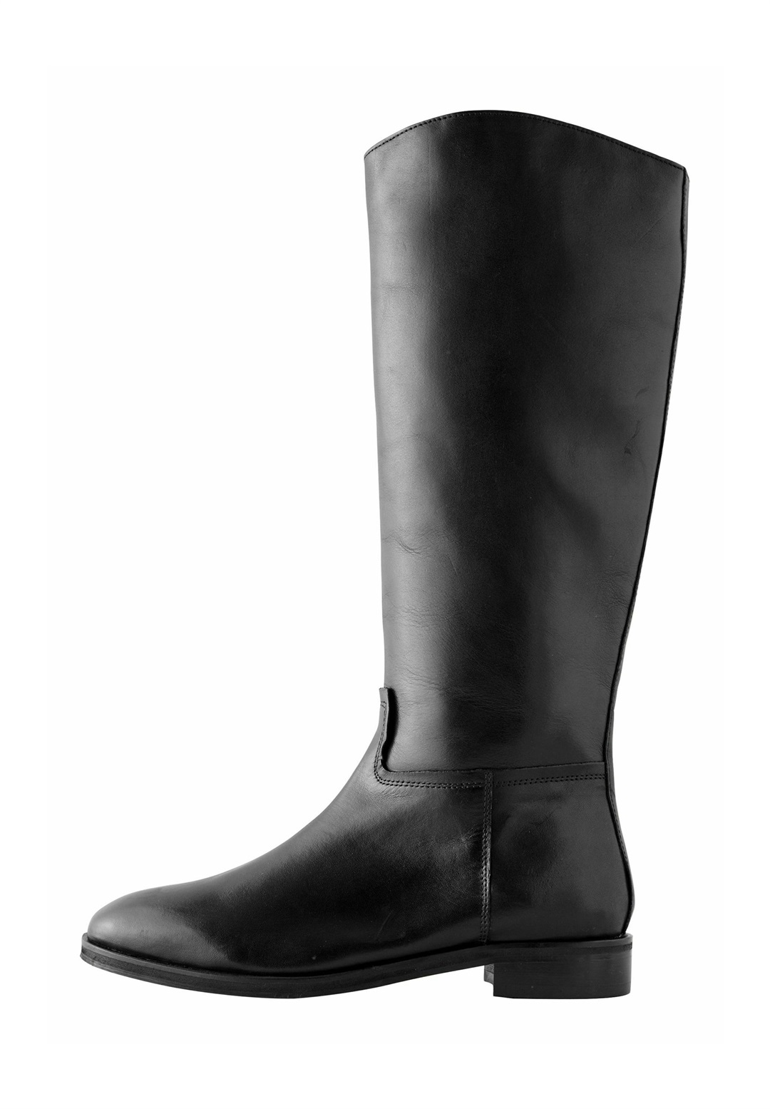 Next STANDARD WIDE FIT - FOREVER COMFORT KNEE HIGH FLAT RIDER - Stiefel - black leather/schwarz