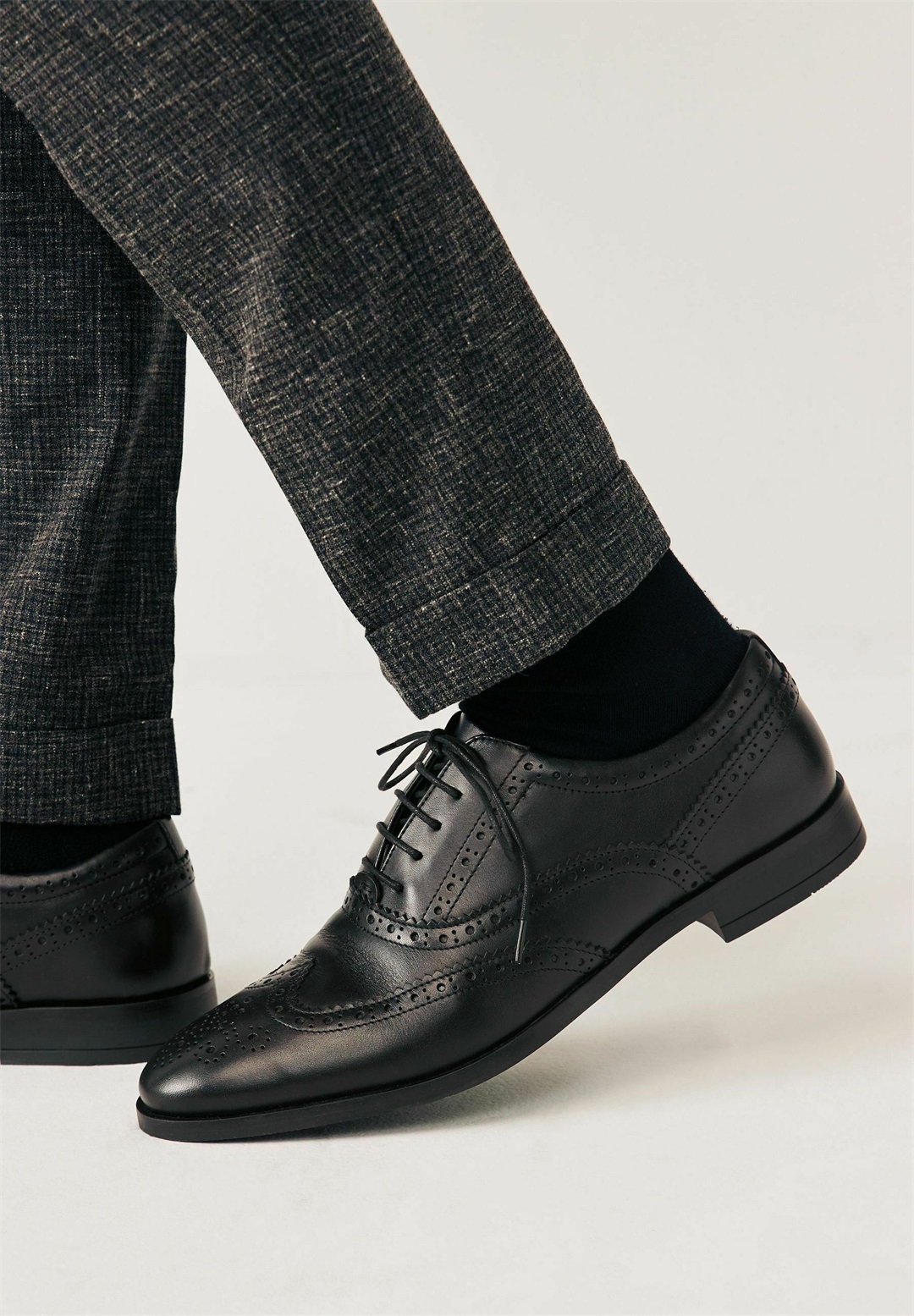 Next OXFORD BROGUE - Schnürer - black/schwarz