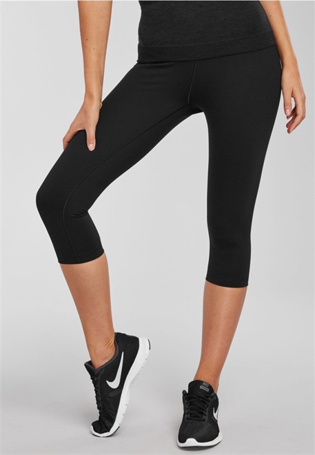 Next CROPPED HIGH WAISTED - Leggings - Hosen - black/schwarz