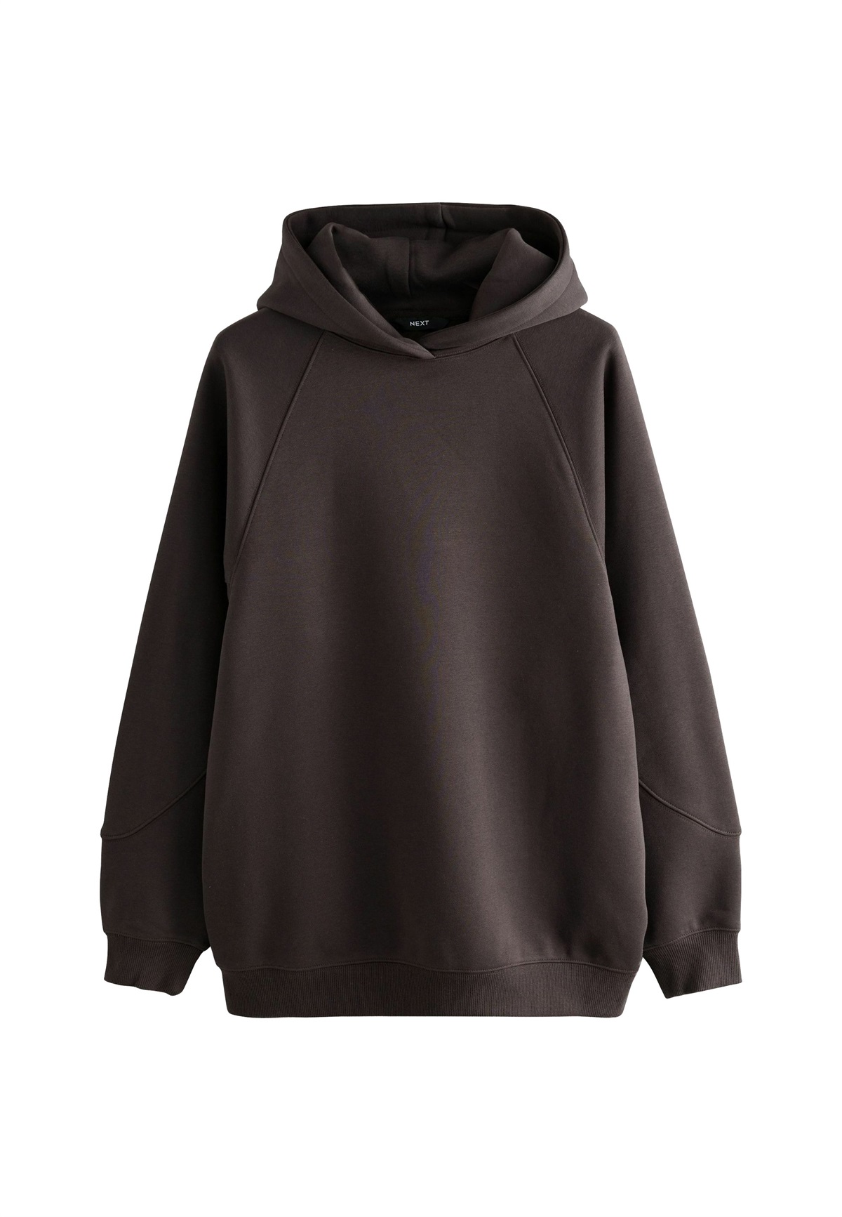 Next HEAVYWEIGHT LONGLINE WITH SEAM DETAILING - Sweatshirt - chocolate brown/braun