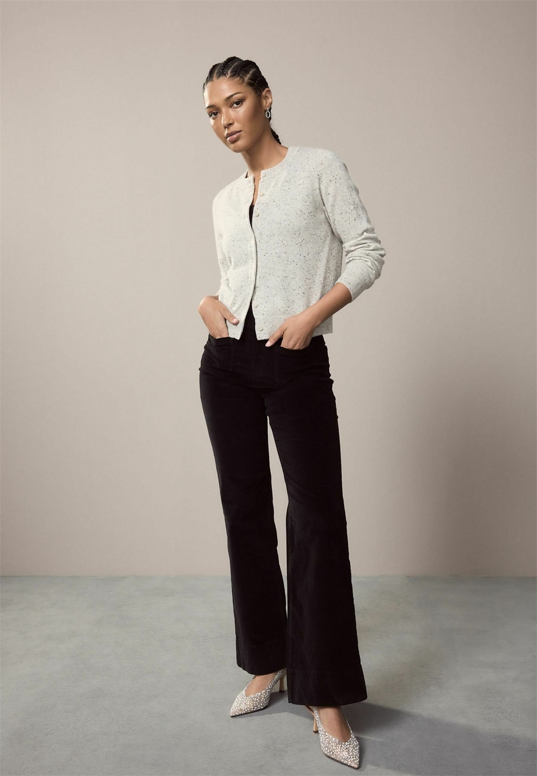 Next Flared Jeans - black/schwarz