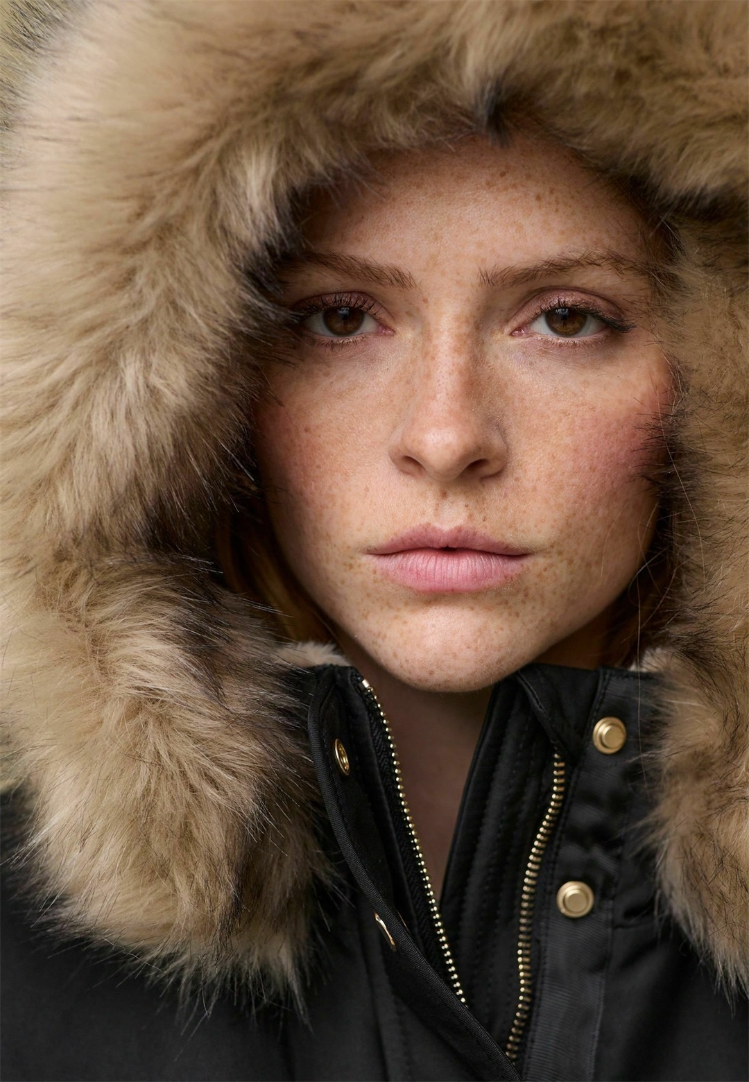 Next HOODED WITH-REGULAR FIT - Wintermantel - black/schwarz