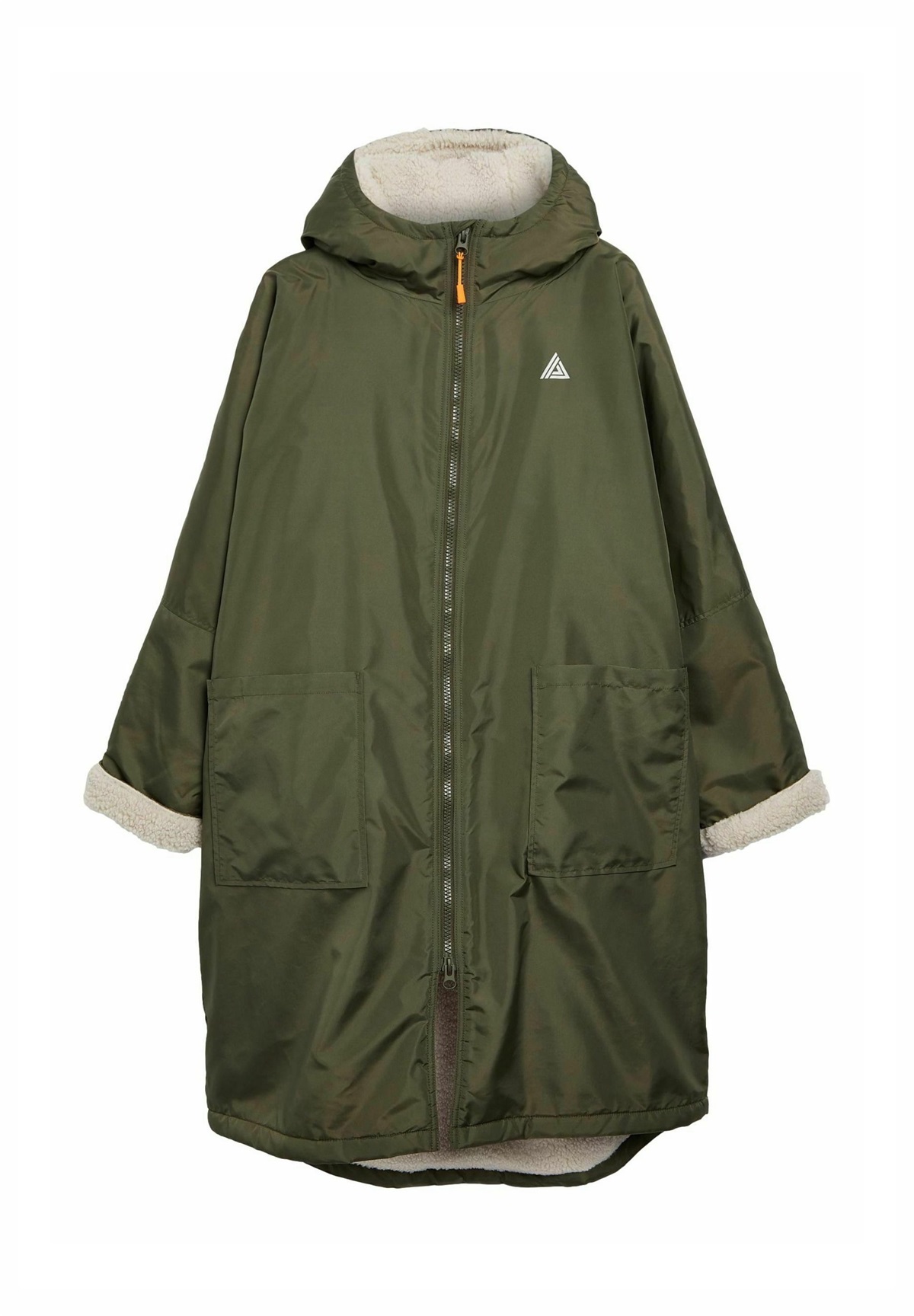 Next CHANGING ROBE - Wintermantel - khaki green/grün