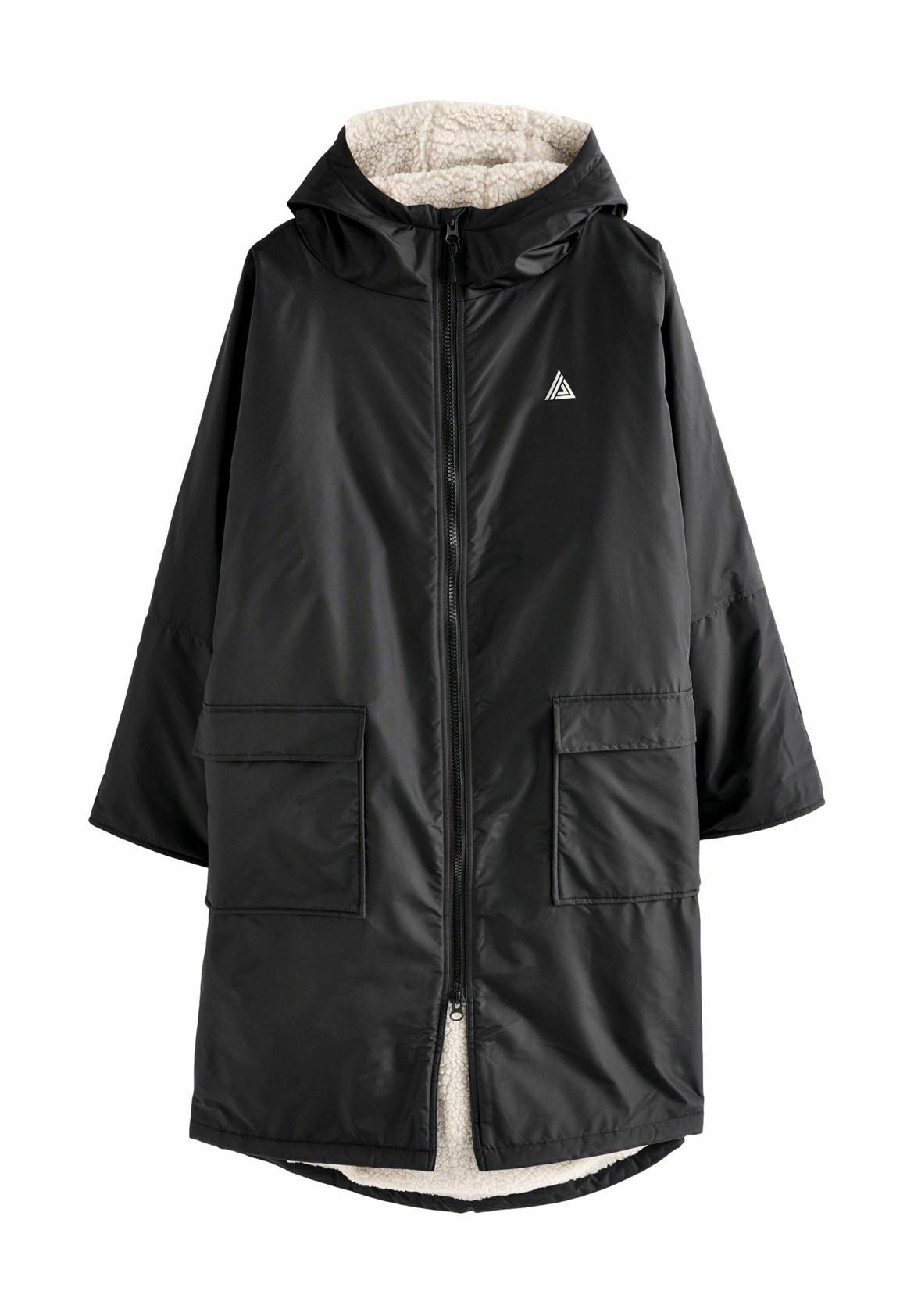 Next CHANGING ROBE - Wintermantel - black/schwarz