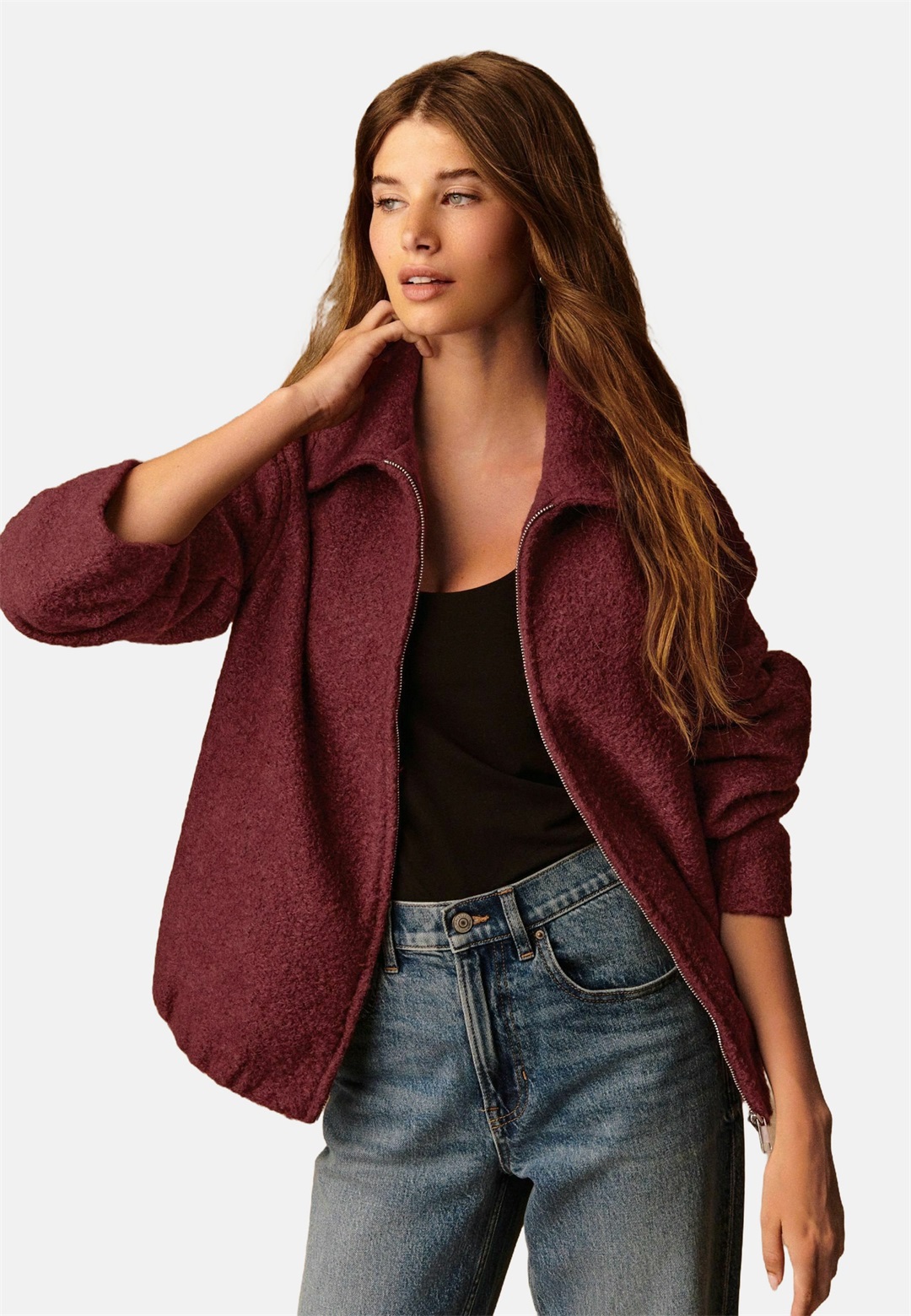 Next PLAIN - Leichte Jacke - red/rot