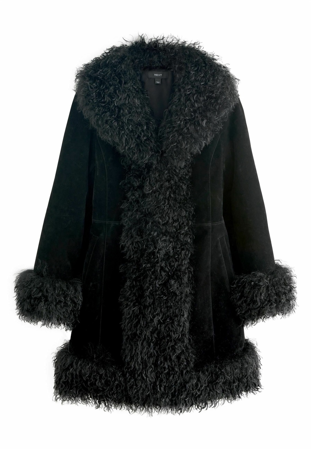 Next REGULAR FIT - Wintermantel - black/schwarz