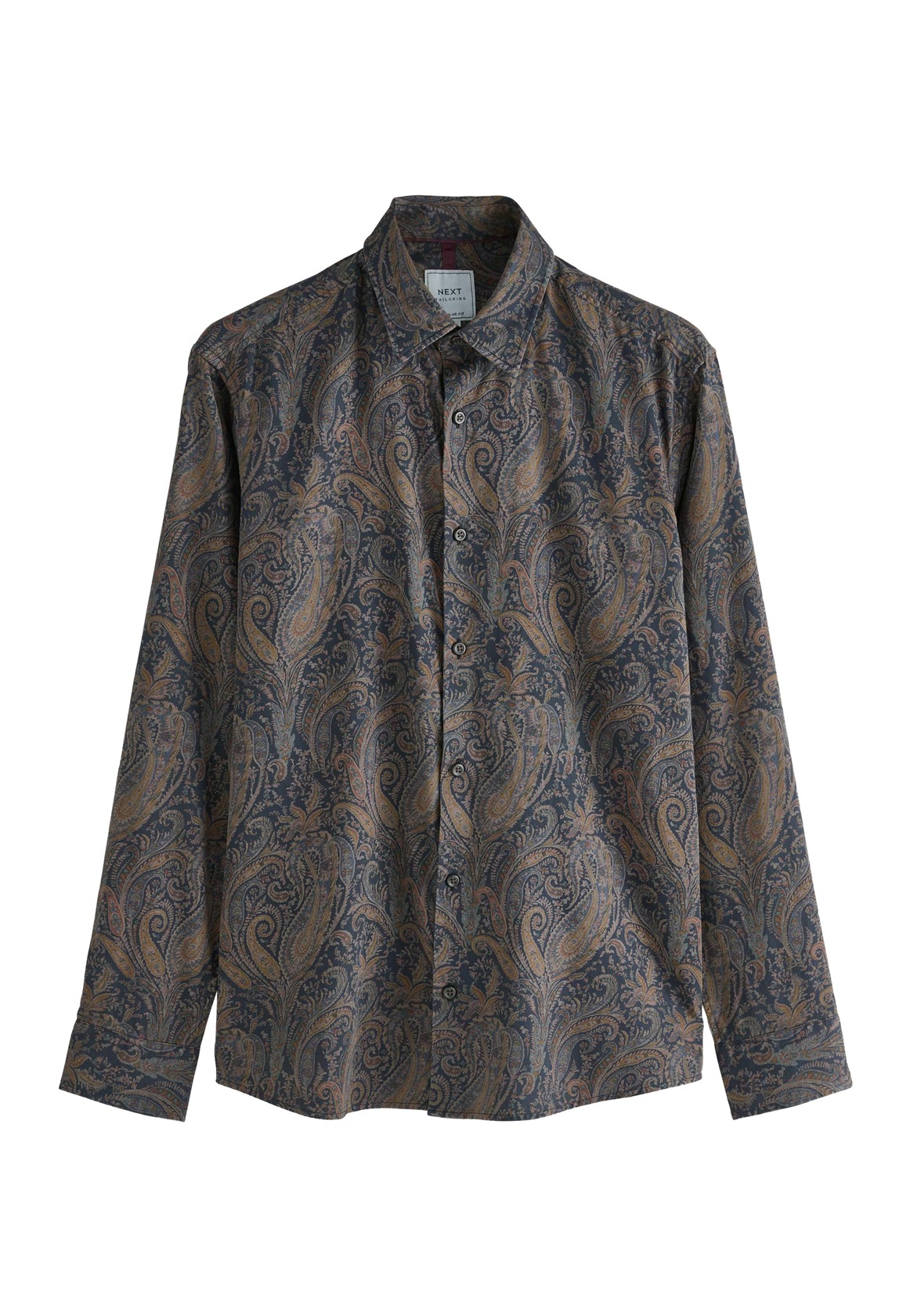 Next REGULAR FIT LONG SLEEVE - Hemd - purple paisley/lila