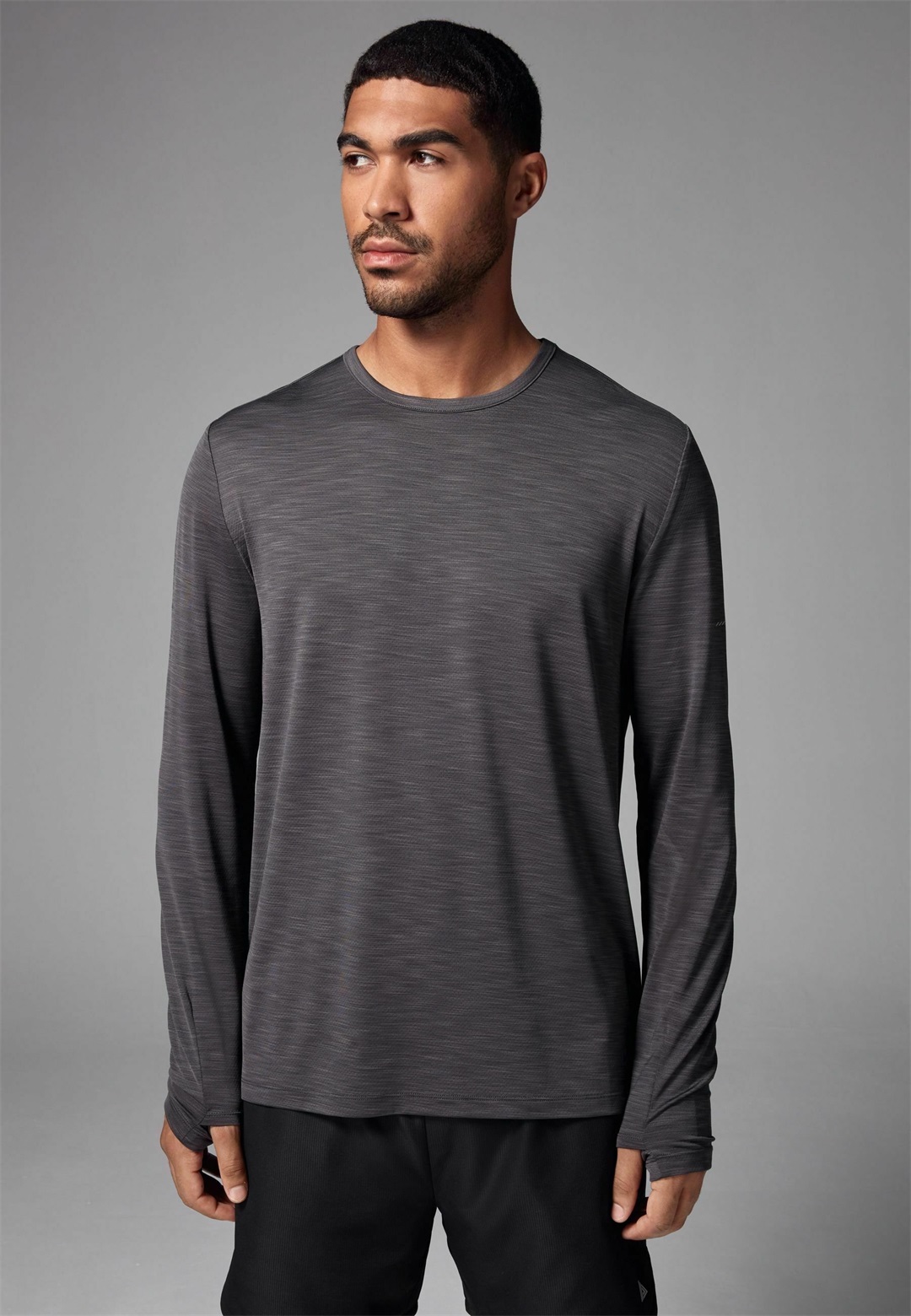 Next REGULAR FIT - Langarmshirt - charcoal grey/grau
