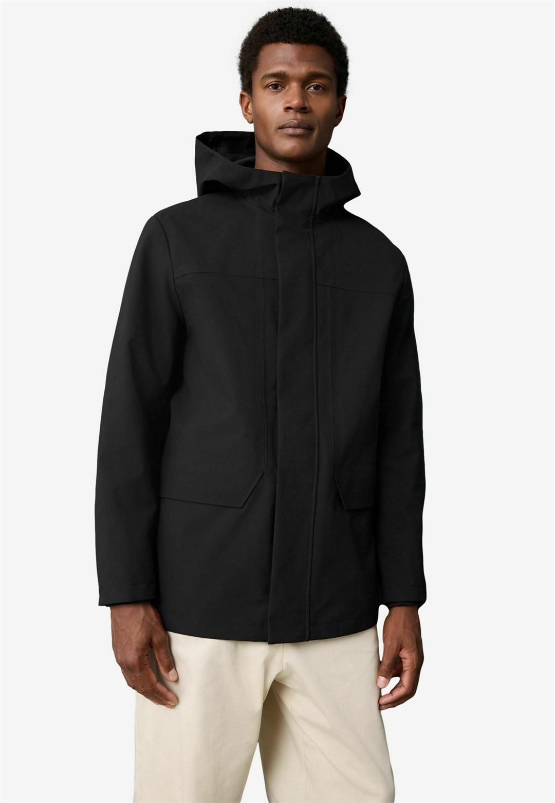 Next Regenjacke / wasserabweisende Jacke - black/schwarz