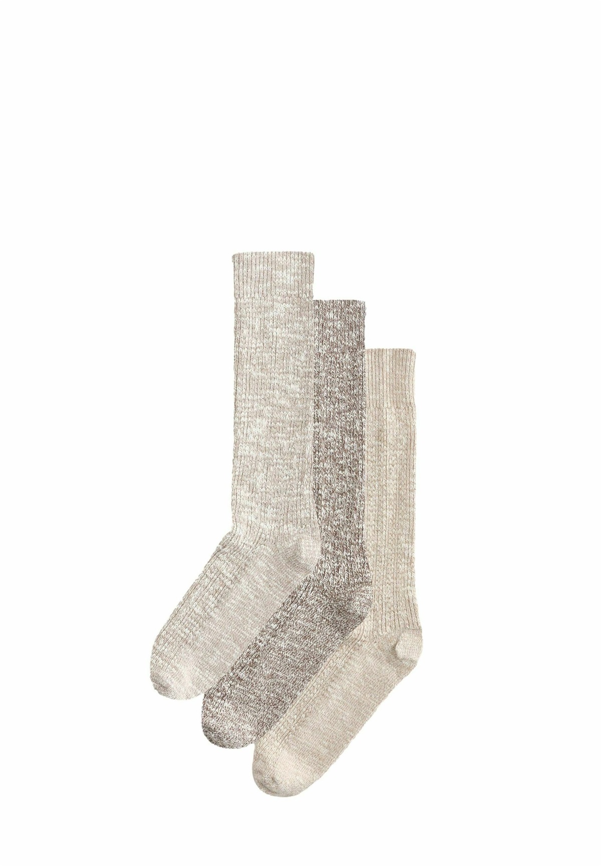 Next 3 PACK - Socken - neutral/beige