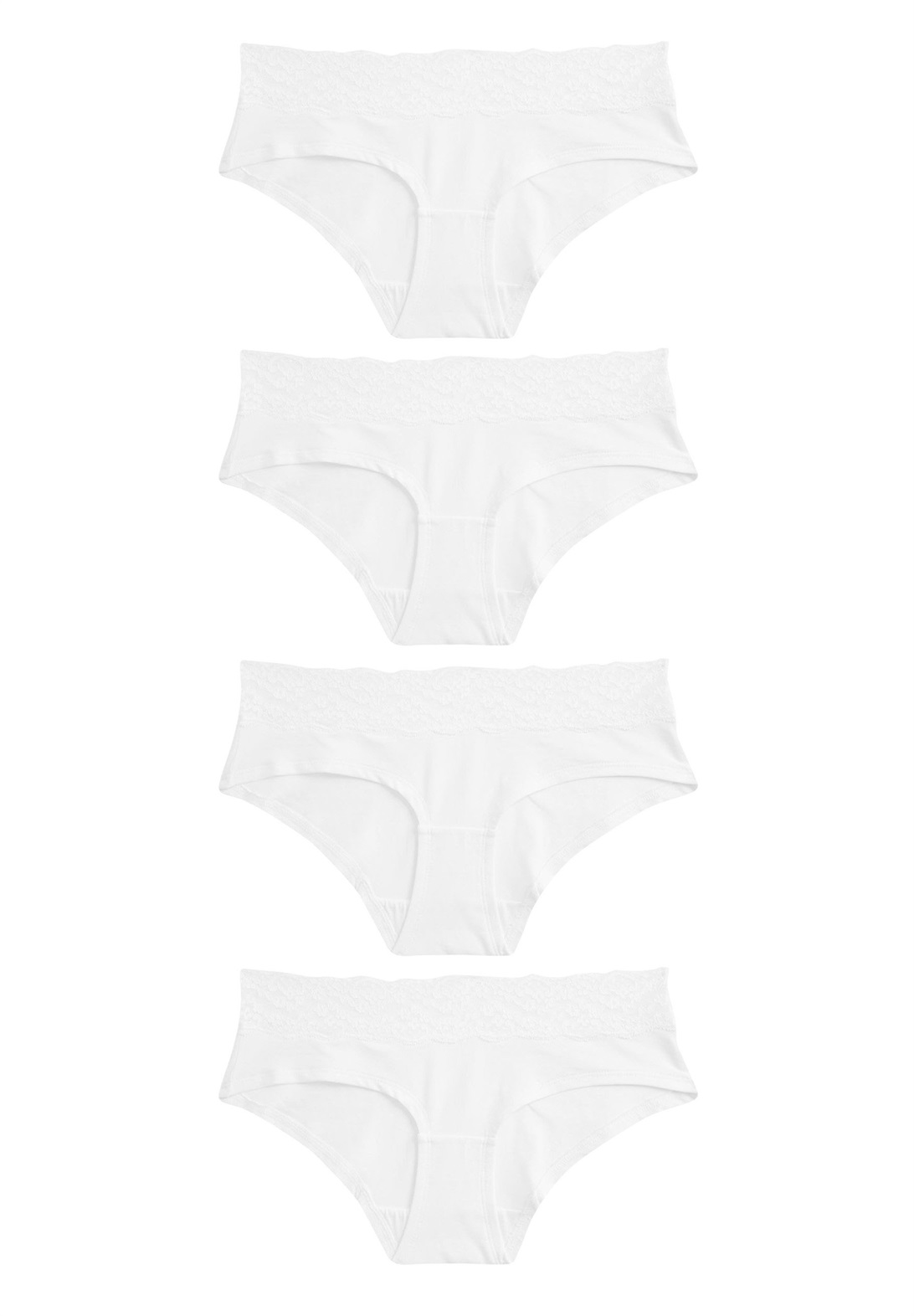 Next PRINT BLEND FOUR PACK - Slip - white/weiß