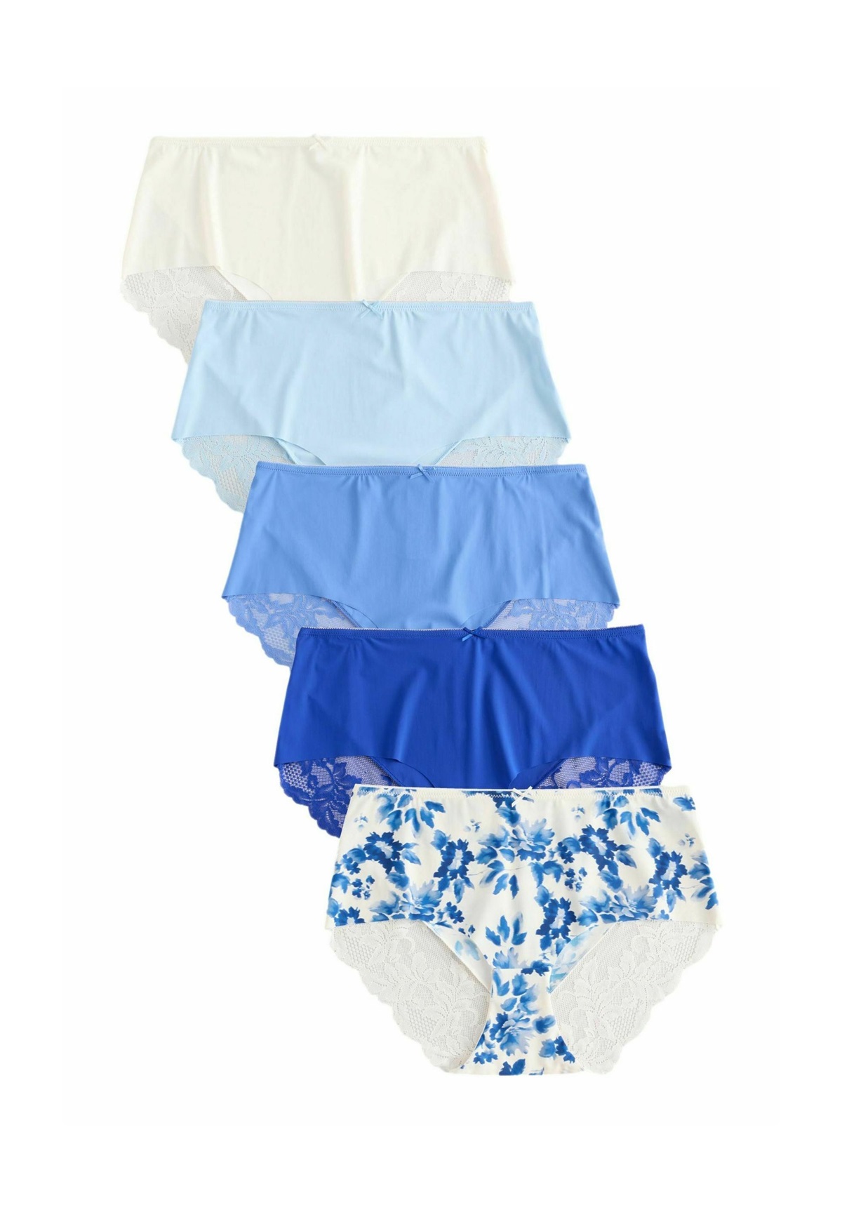 Next NO VPL 5 PACK - Slip - black floral/schwarz