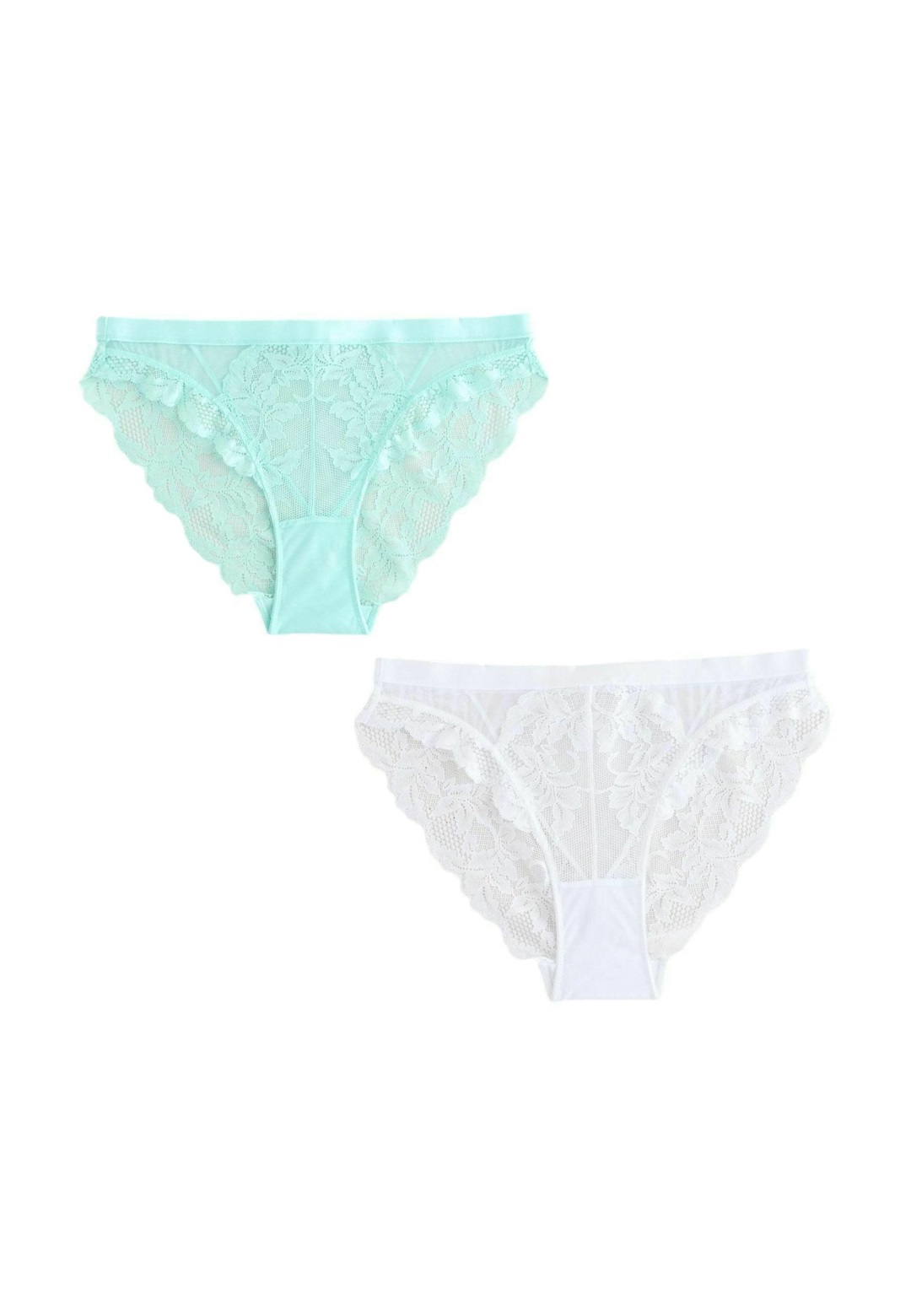 Next 2 PACK - Slip - turqoise white/blau