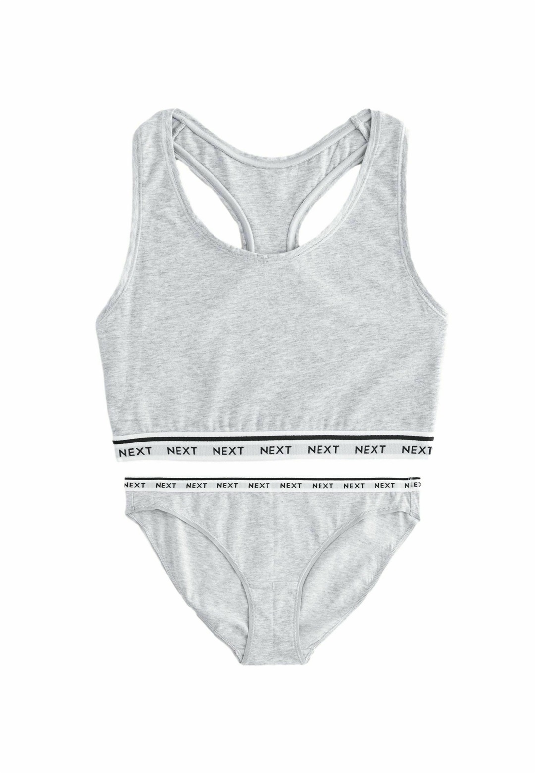 Next REGULAR FIT - NON WIRE CROP HIGH SET . - Bustier - grey/grau