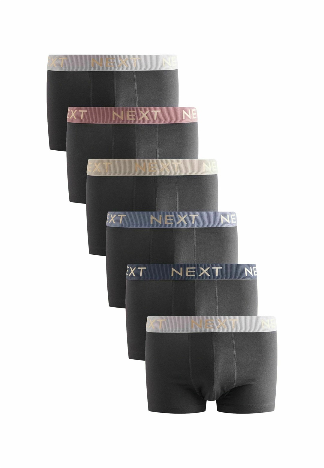 Next 5 PACK - Boxer Briefs - slate grey textured waistband/grau