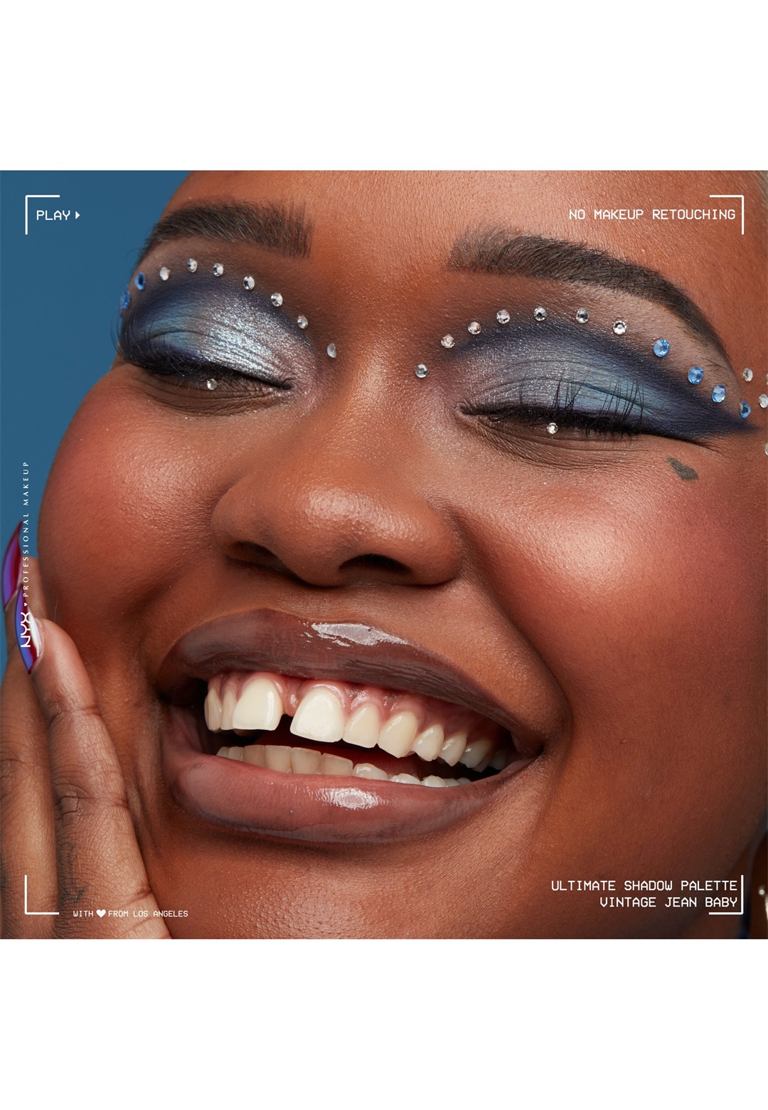 NYX Professional Makeup ULTIMATE SHAD PAL 16-PAN - Lidschattenpalette - vintage jean baby/mehrfarbig NYX Professional Makeup ULTIMATE SHAD PAL 16-PAN - Lidschattenpalette - vintage jean baby/mehrfarbig