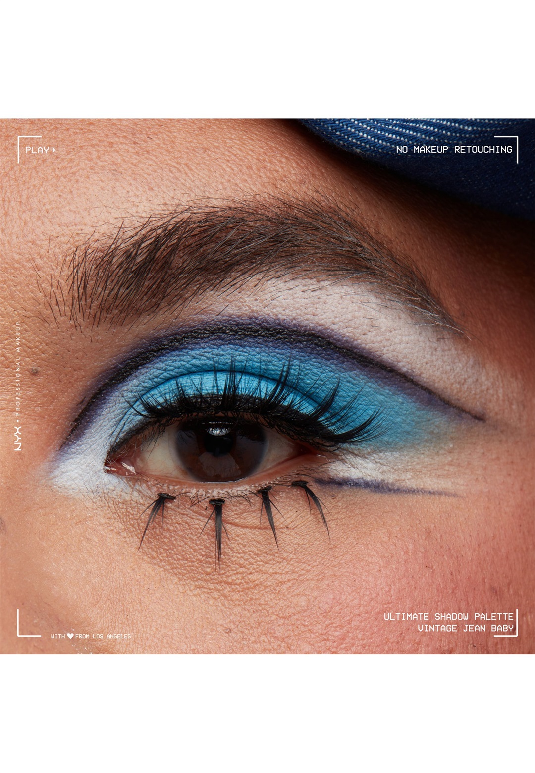 NYX Professional Makeup ULTIMATE SHAD PAL 16-PAN - Lidschattenpalette - vintage jean baby/mehrfarbig NYX Professional Makeup ULTIMATE SHAD PAL 16-PAN - Lidschattenpalette - vintage jean baby/mehrfarbig