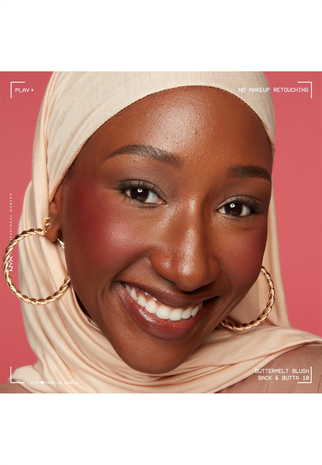 NYX Professional Makeup BUTTERMELT BLUSH - Rouge - 10 back and butta/beige