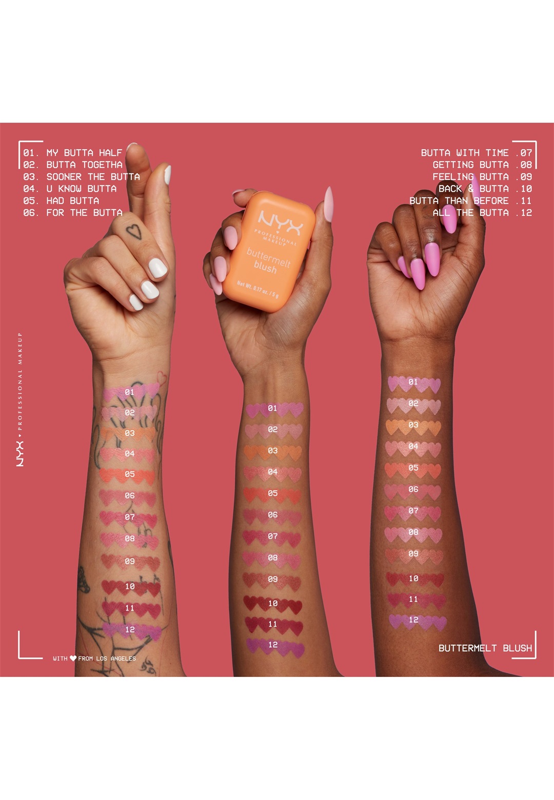 NYX Professional Makeup BUTTERMELT BLUSH - Rouge - 10 back and butta/beige