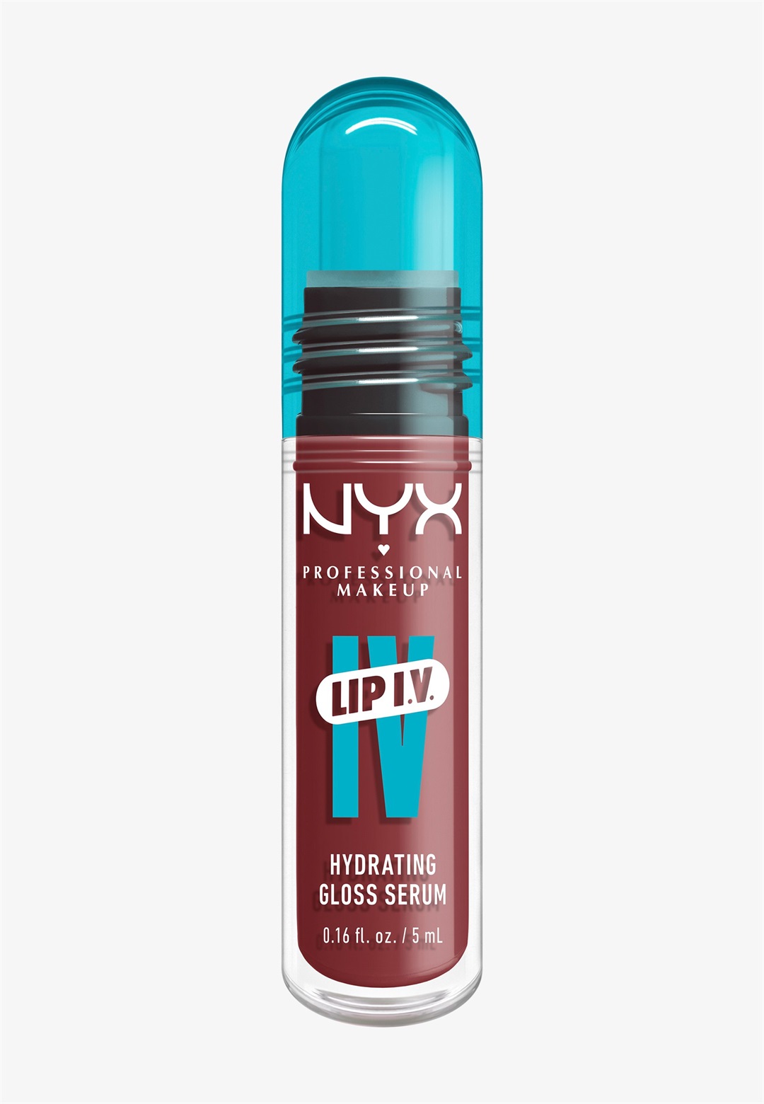NYX Professional Makeup LIP IV HYDRATING GLOSS STAIN - Lipgloss - hydra-honey/dunkelrot NYX Professional Makeup LIP IV HYDRATING GLOSS STAIN - Lipgloss - hydra-honey/dunkelrot