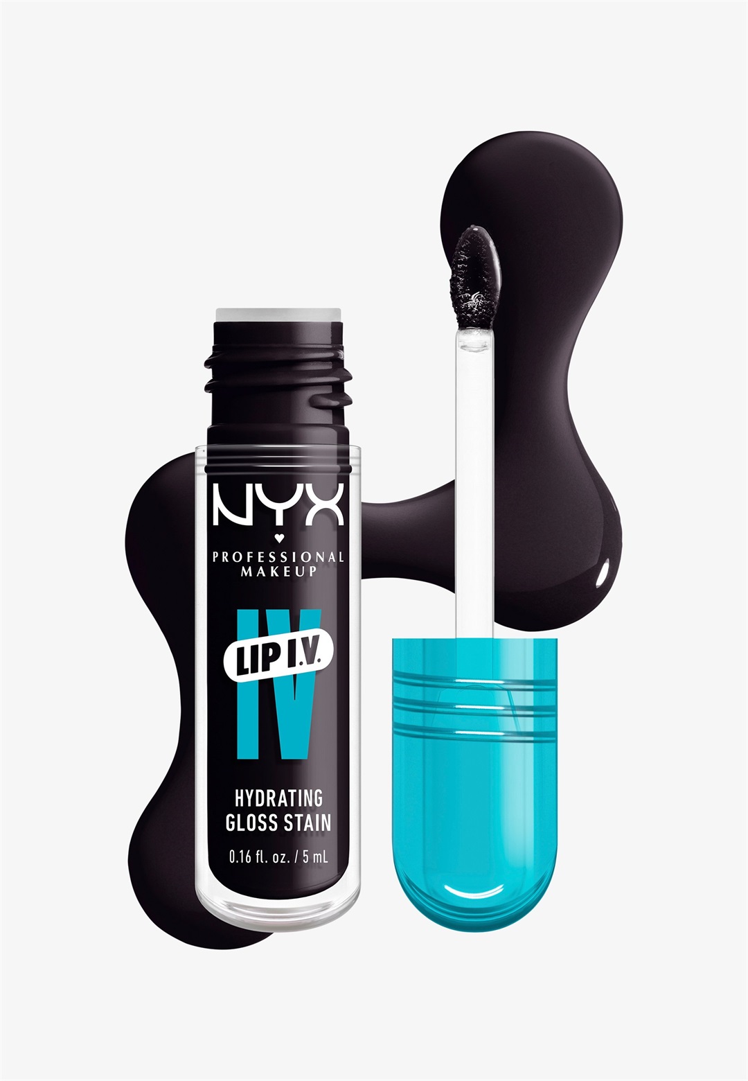 NYX Professional Makeup LIP IV HYDRATING GLOSS STAIN - Lipgloss - grape gushin\'/dunkellila