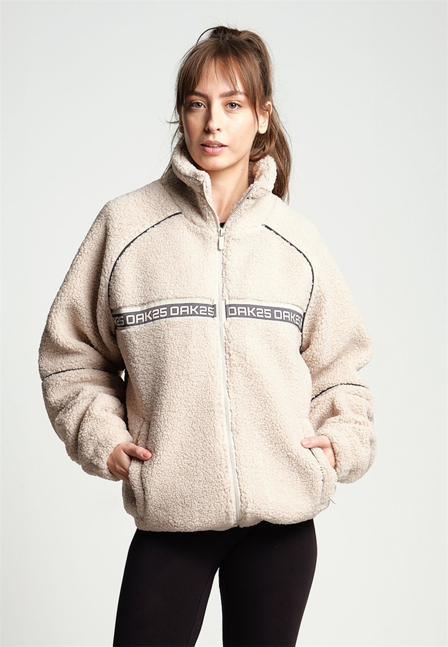 OAK25 EVERYDAY TEDDY JACKET - Fleecejacke - sand