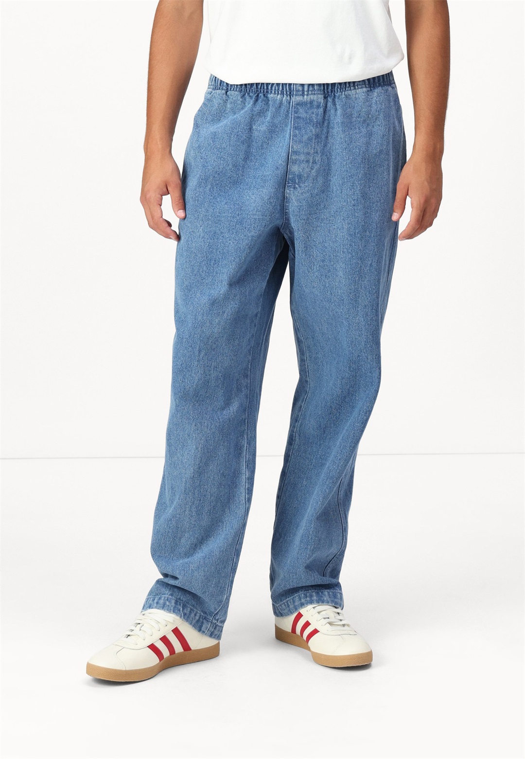 Obey Clothing EASY UNISEX - Loose Jeans - light indigo/light-blue denim