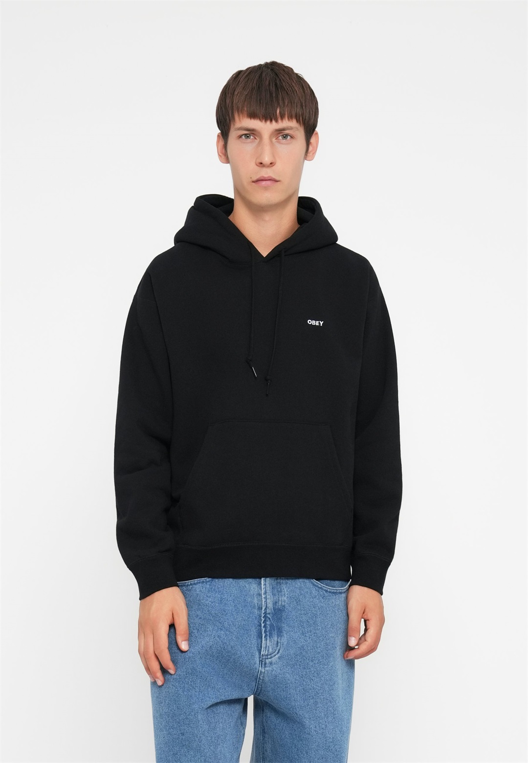 Obey Clothing ESTABLISHED WORKS HOOD UNISEX - Sweatshirt - black/schwarz