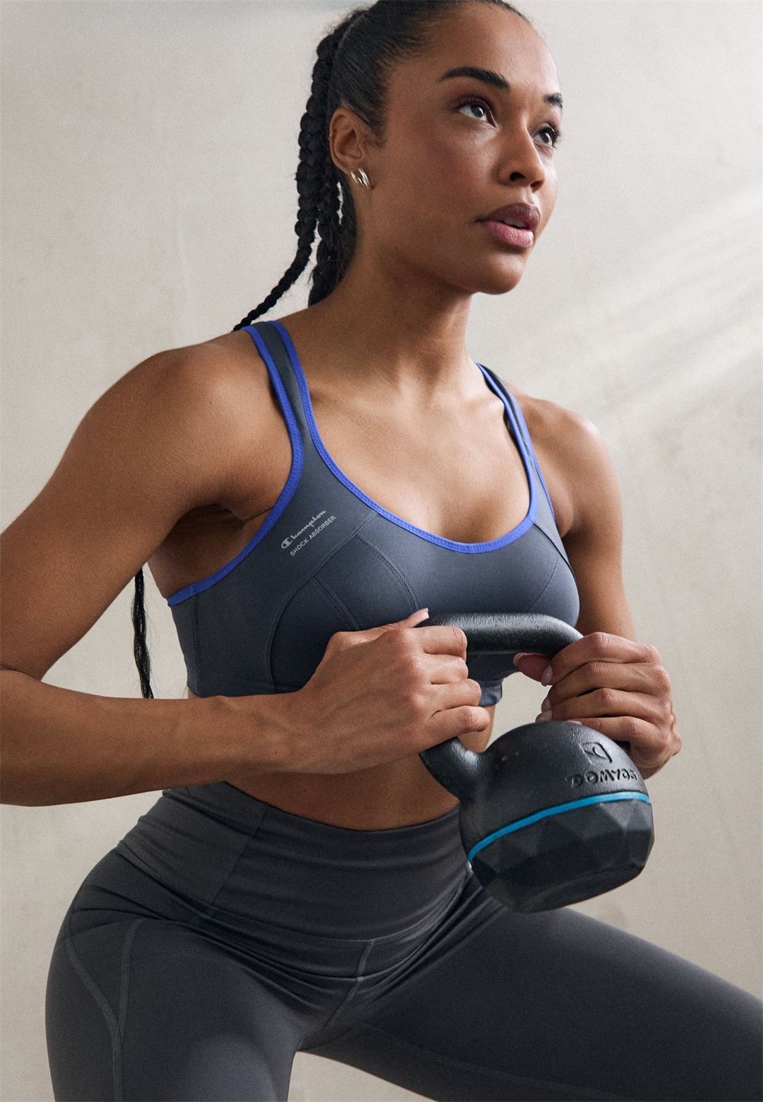 Shock Absorber BRA - Sport-BH mit starker Stützkraft - dark grey/dunkelgrau