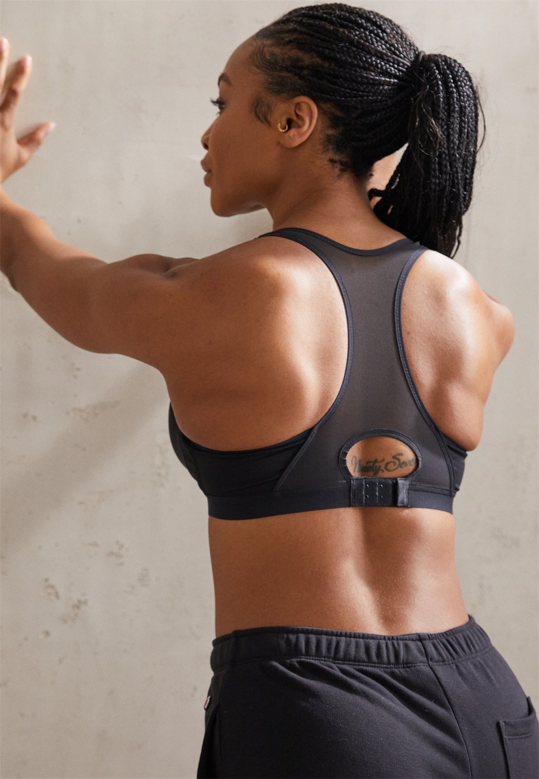 Shock Absorber PADDED - Sport-BH mit starker Stützkraft - black/schwarz