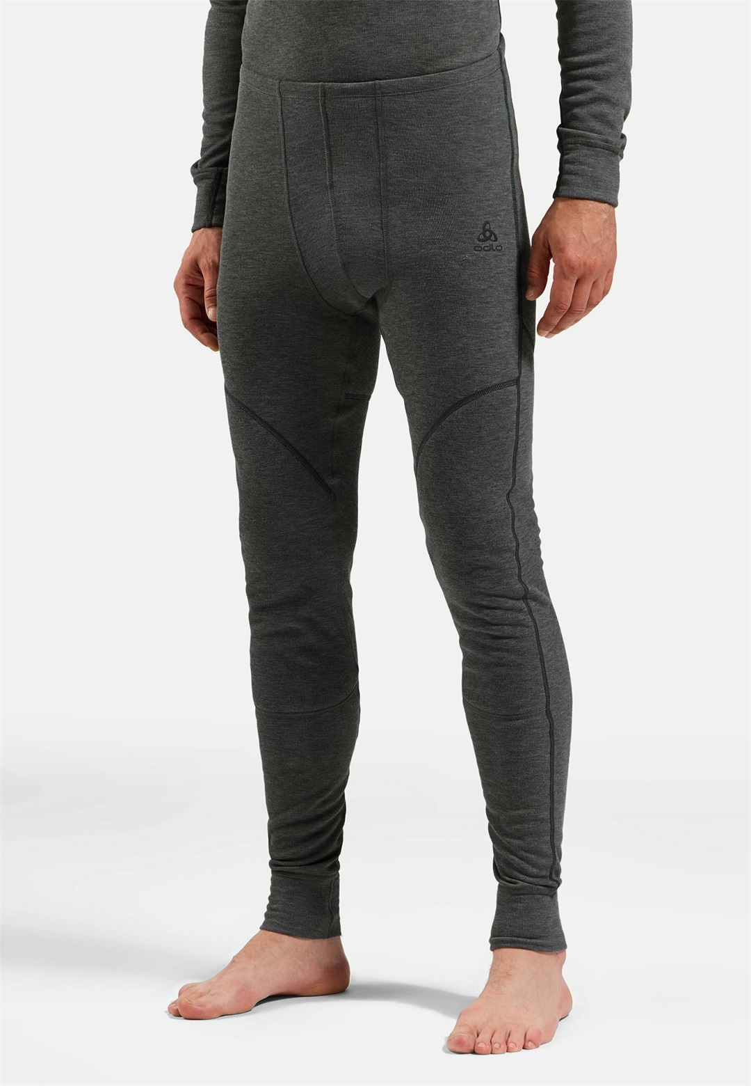 ODLO BL ACTIVE X-WARM - Unterhose lang - odlo steel grey melange(10183)/grau