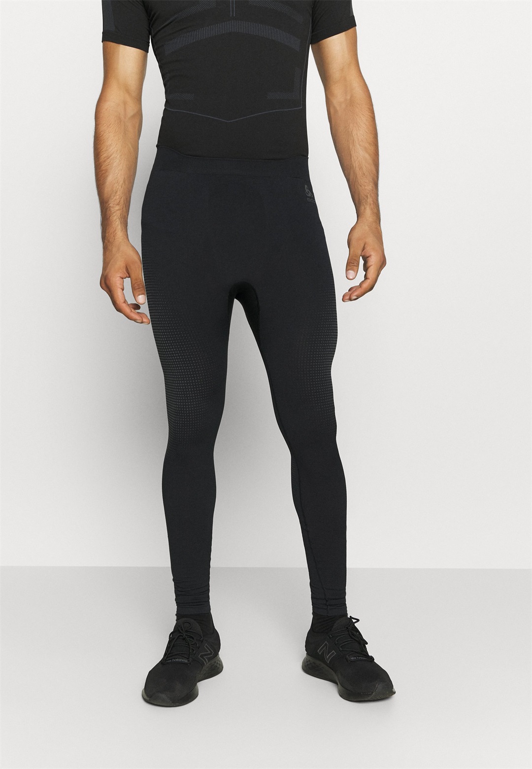 ODLO PERFORMANCE WARM - Unterhose lang - black/new odlo graphite grey/schwarz