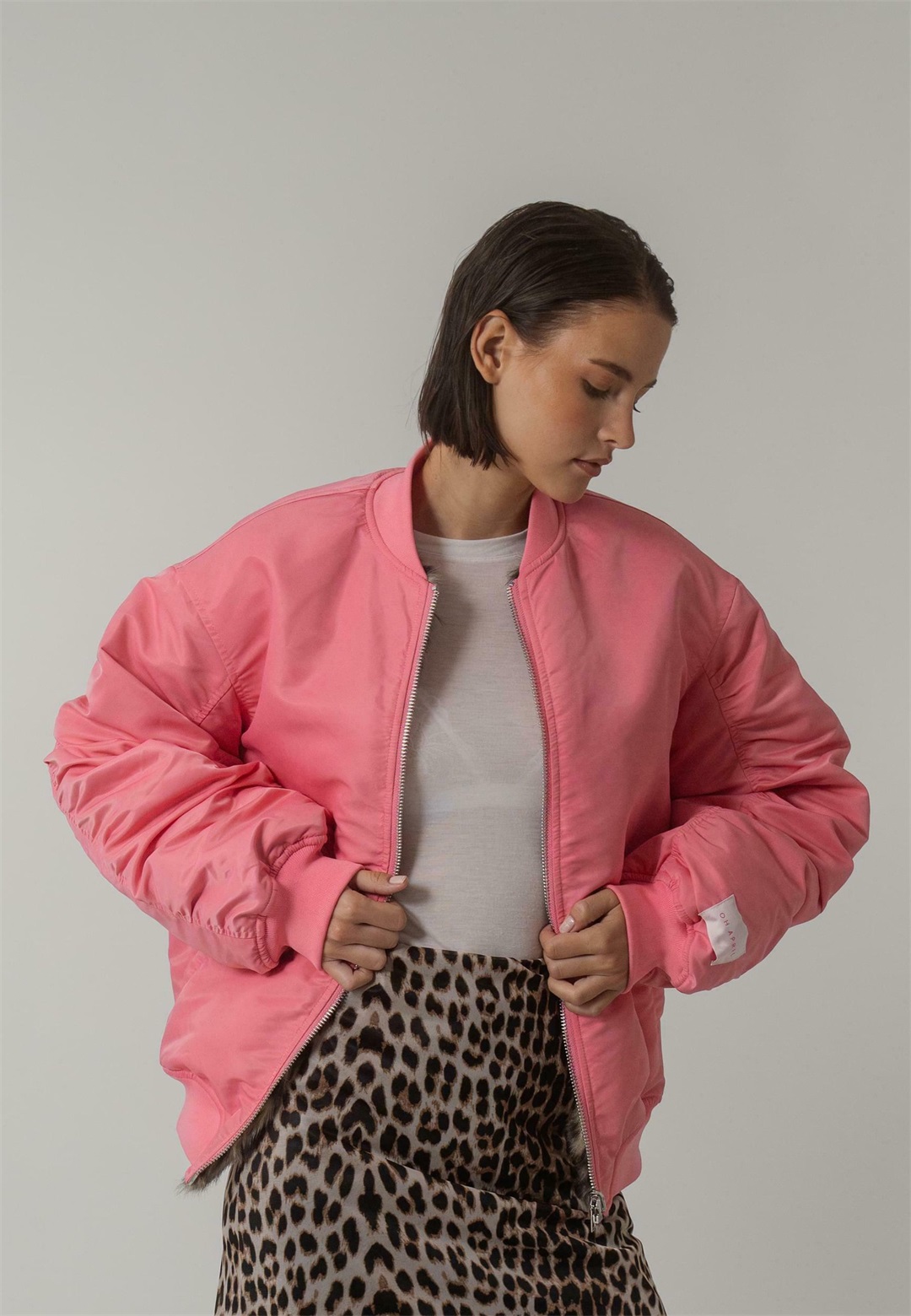 OH APRIL Bomberjacke - pink