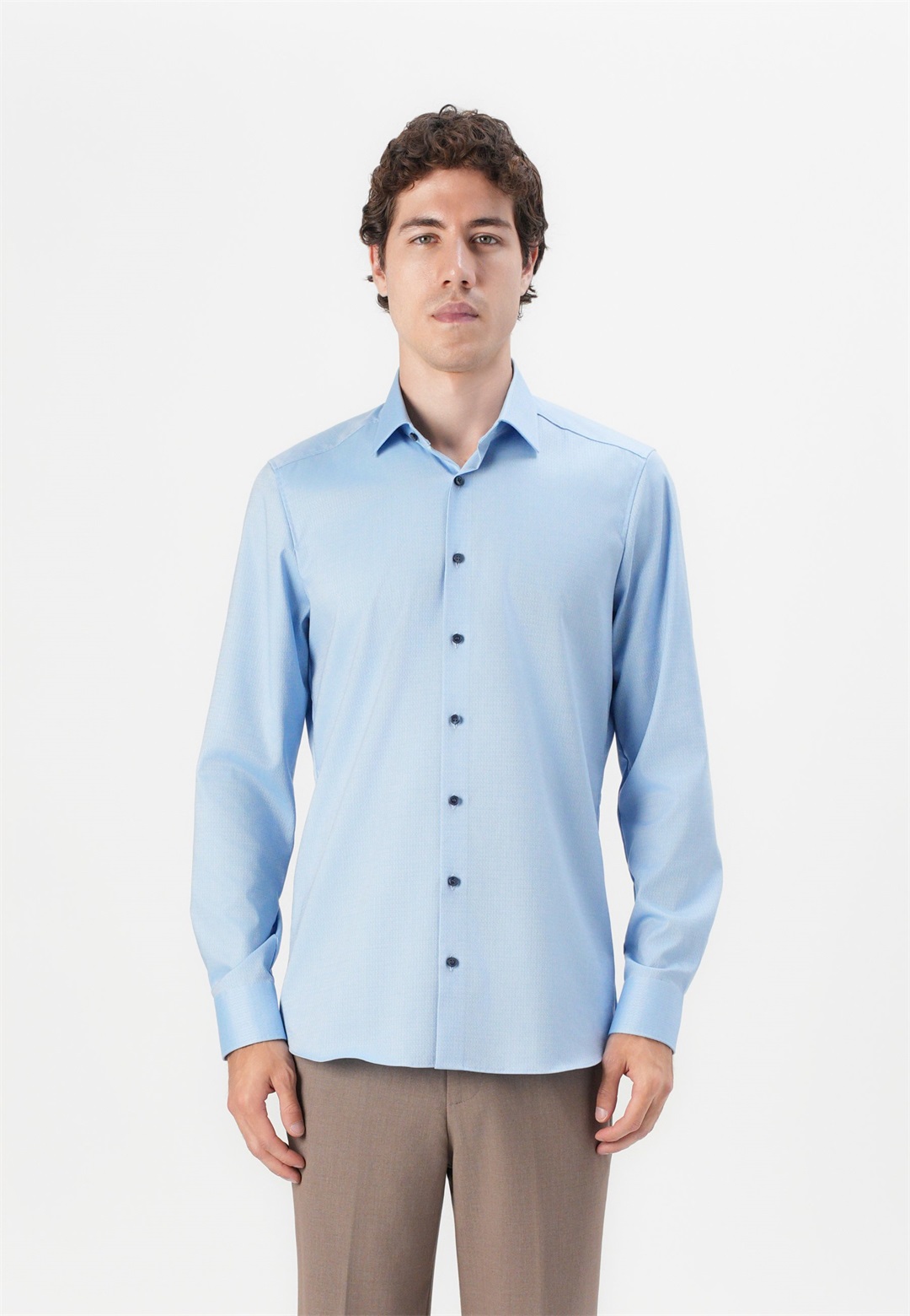 OLYMP Level Five LEVEL - Hemd - bleu/hellblau