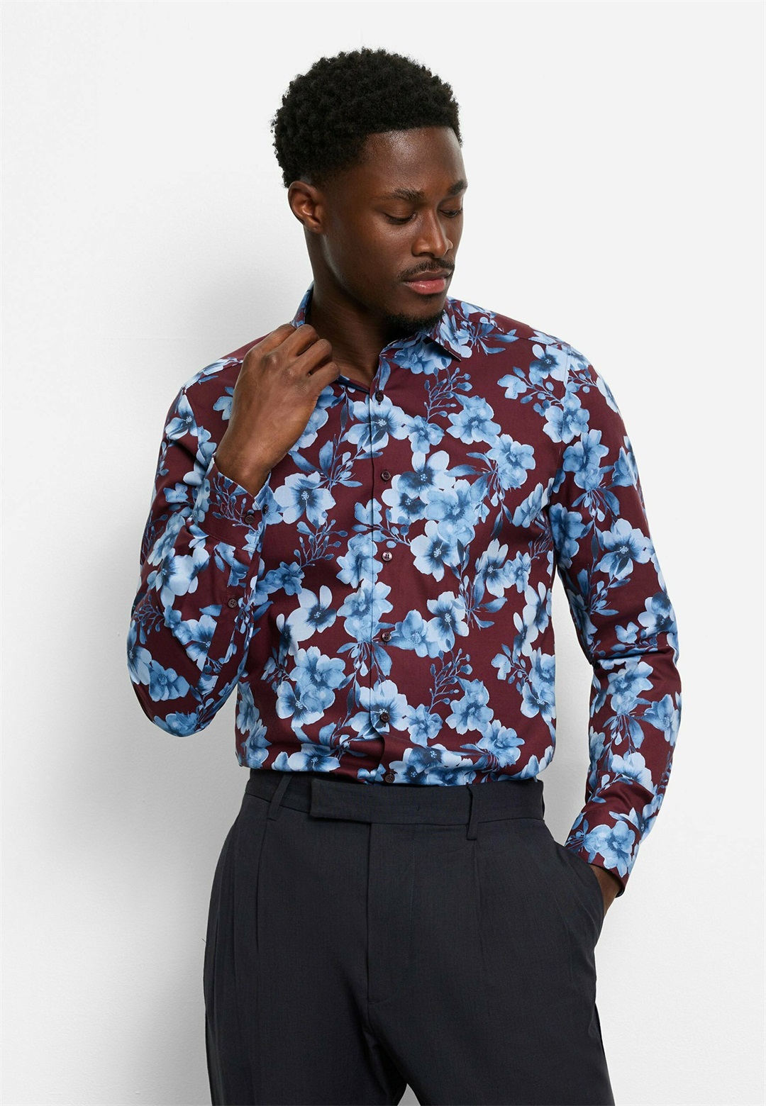 OLYMP Level Five Hemd - bordeaux