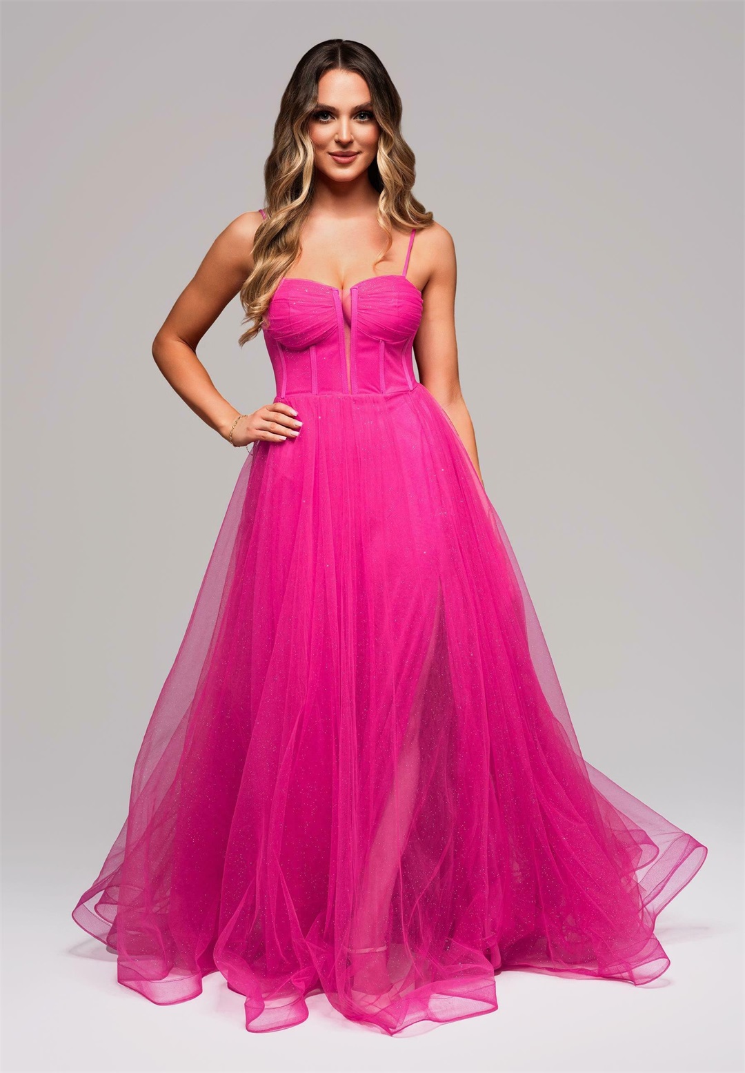 Ombre Ballkleid - pink