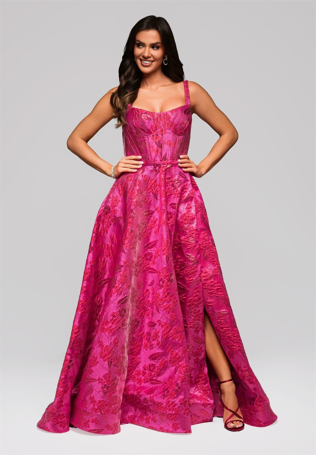 Ombre EVENING - Ballkleid - dark pink/pink