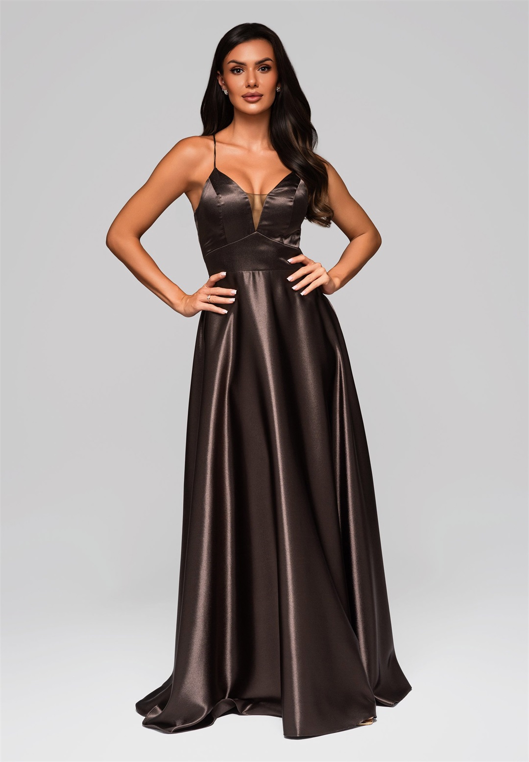 Ombre Ballkleid - brown/braun