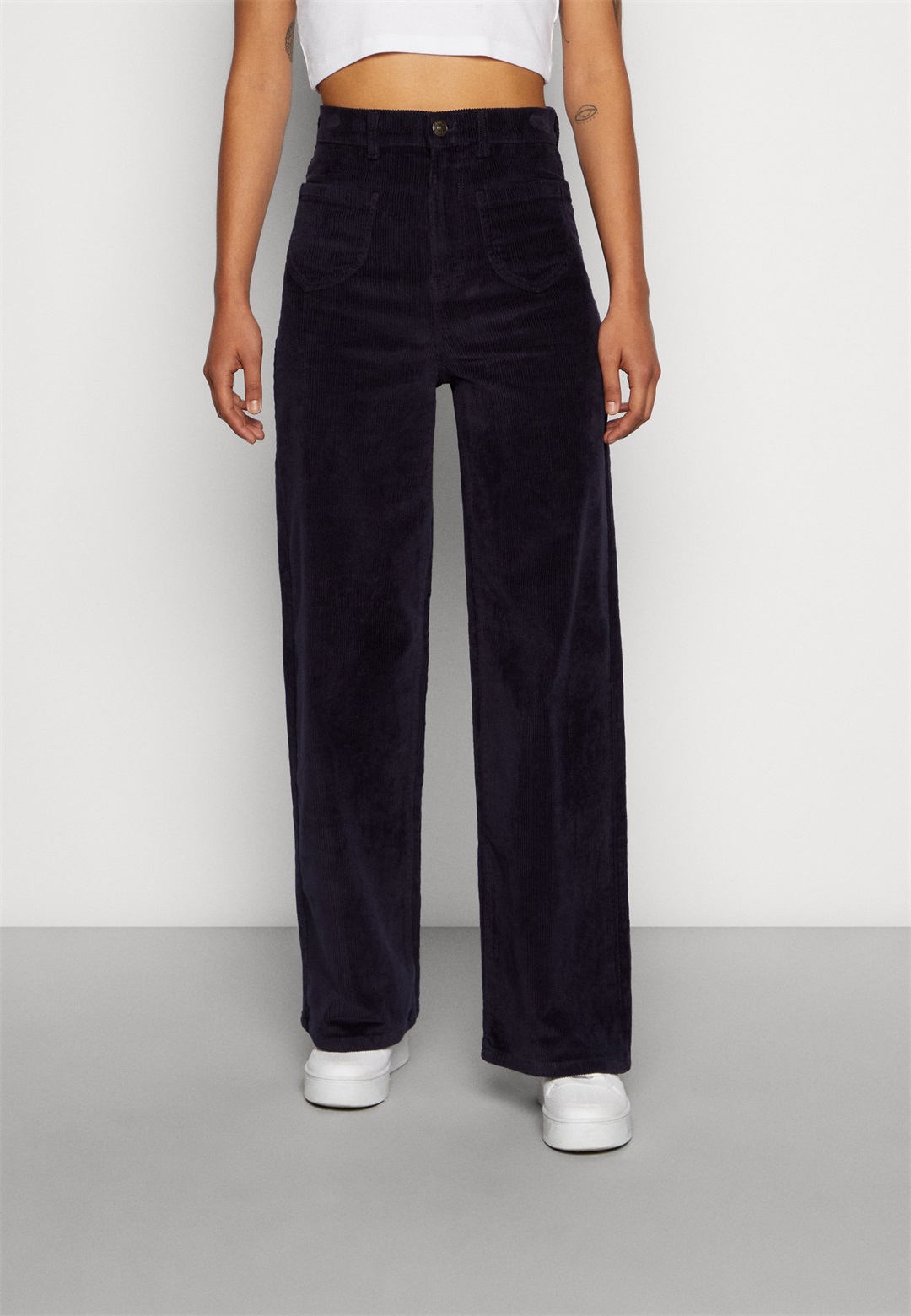 ONLY HOPE GLOBAL HW EBBA POCKETS - Stoffhose - night sky/dunkelblau